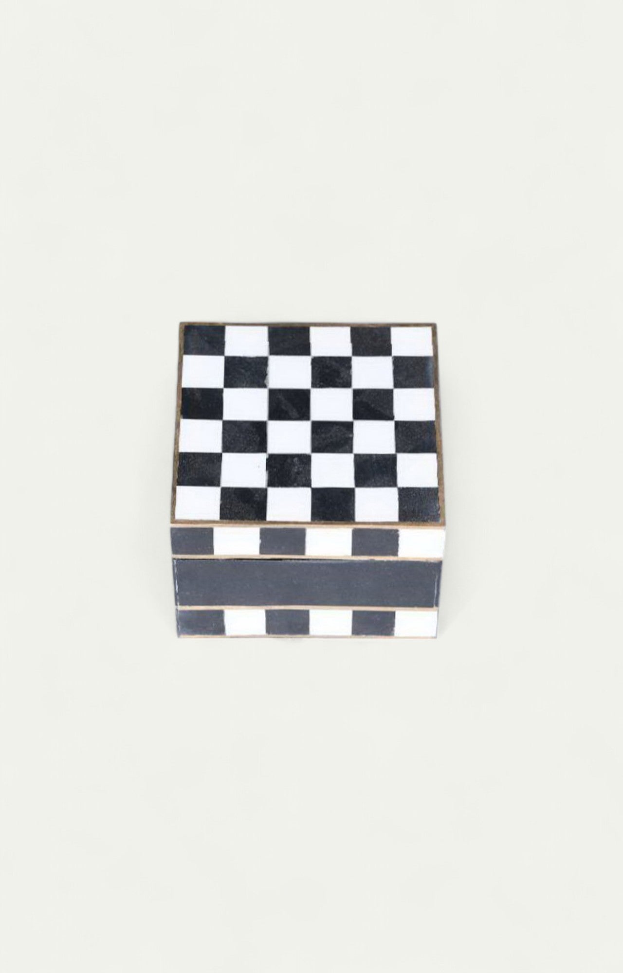 Checkerboard Pattern Storage Box