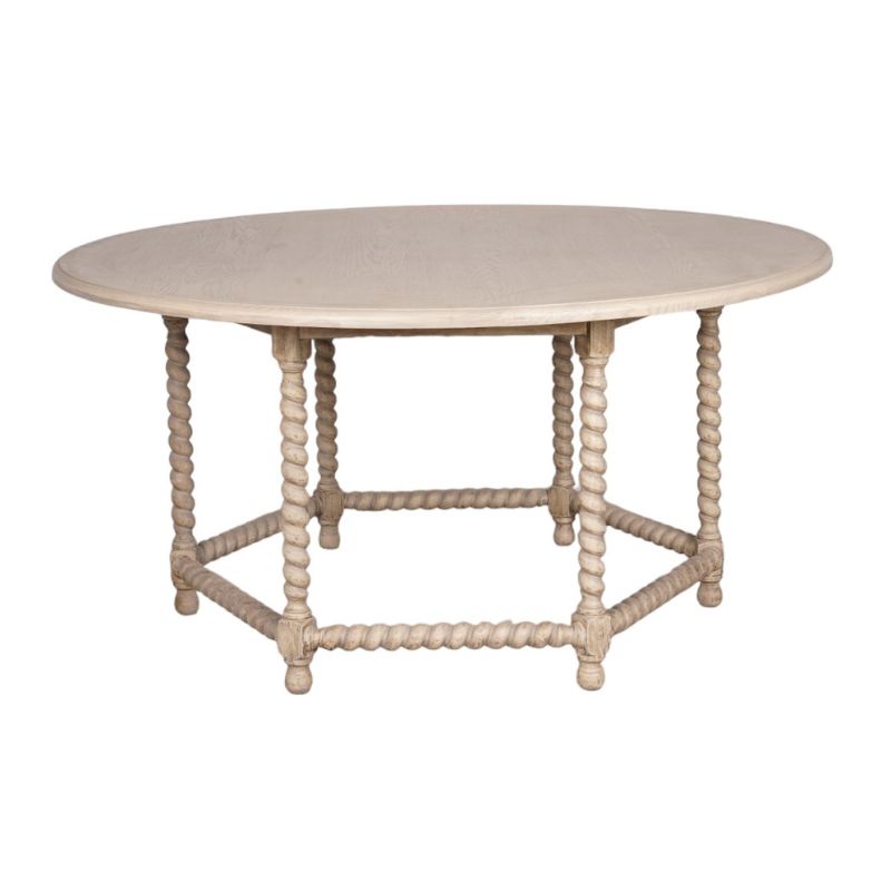 Barley Twist Dining Table 6 Seater