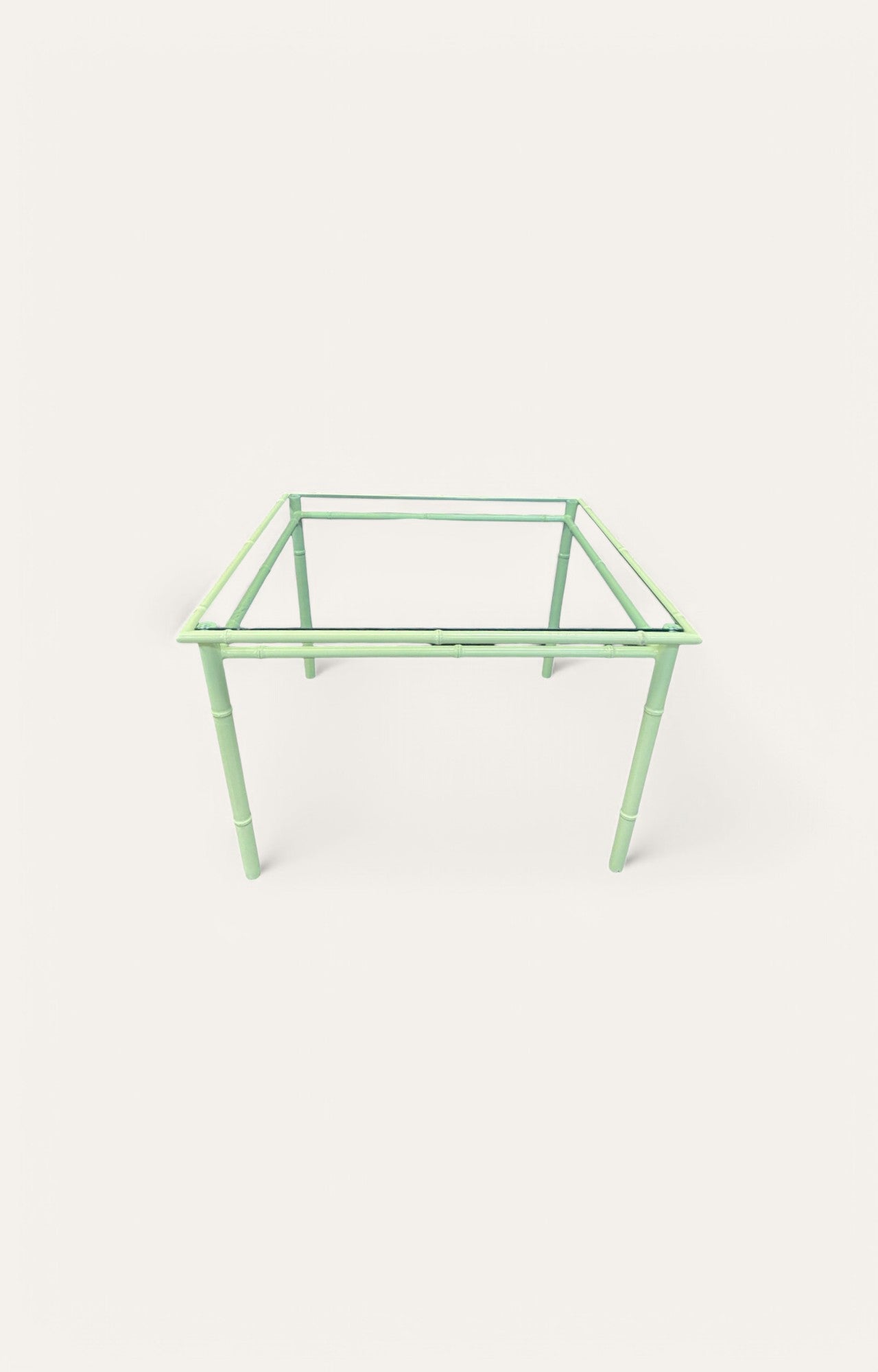 Green Fustic Dining Table