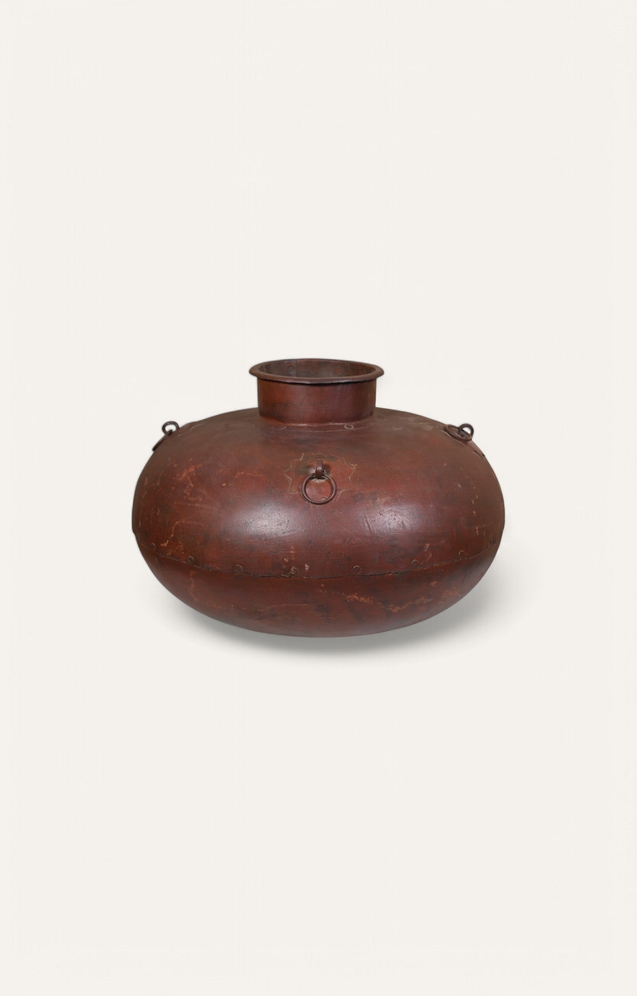 Vinatge Brown Metal pot