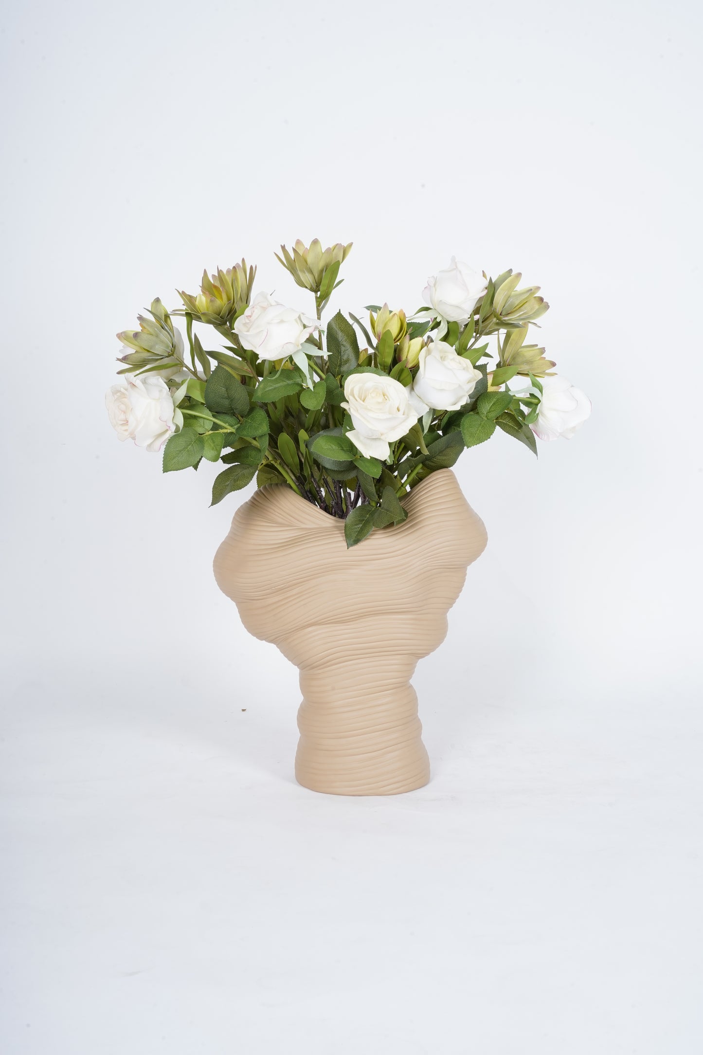 Earthy Charm Textured Vase