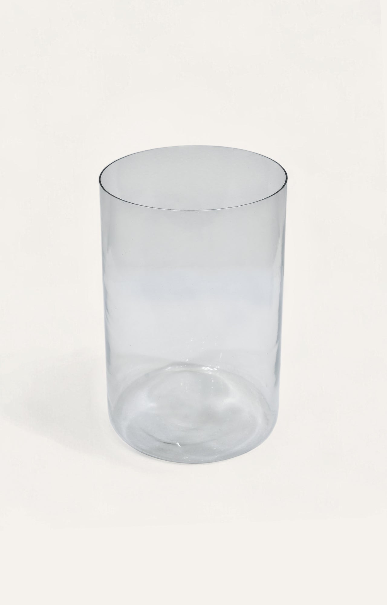 Broad Glass Vase