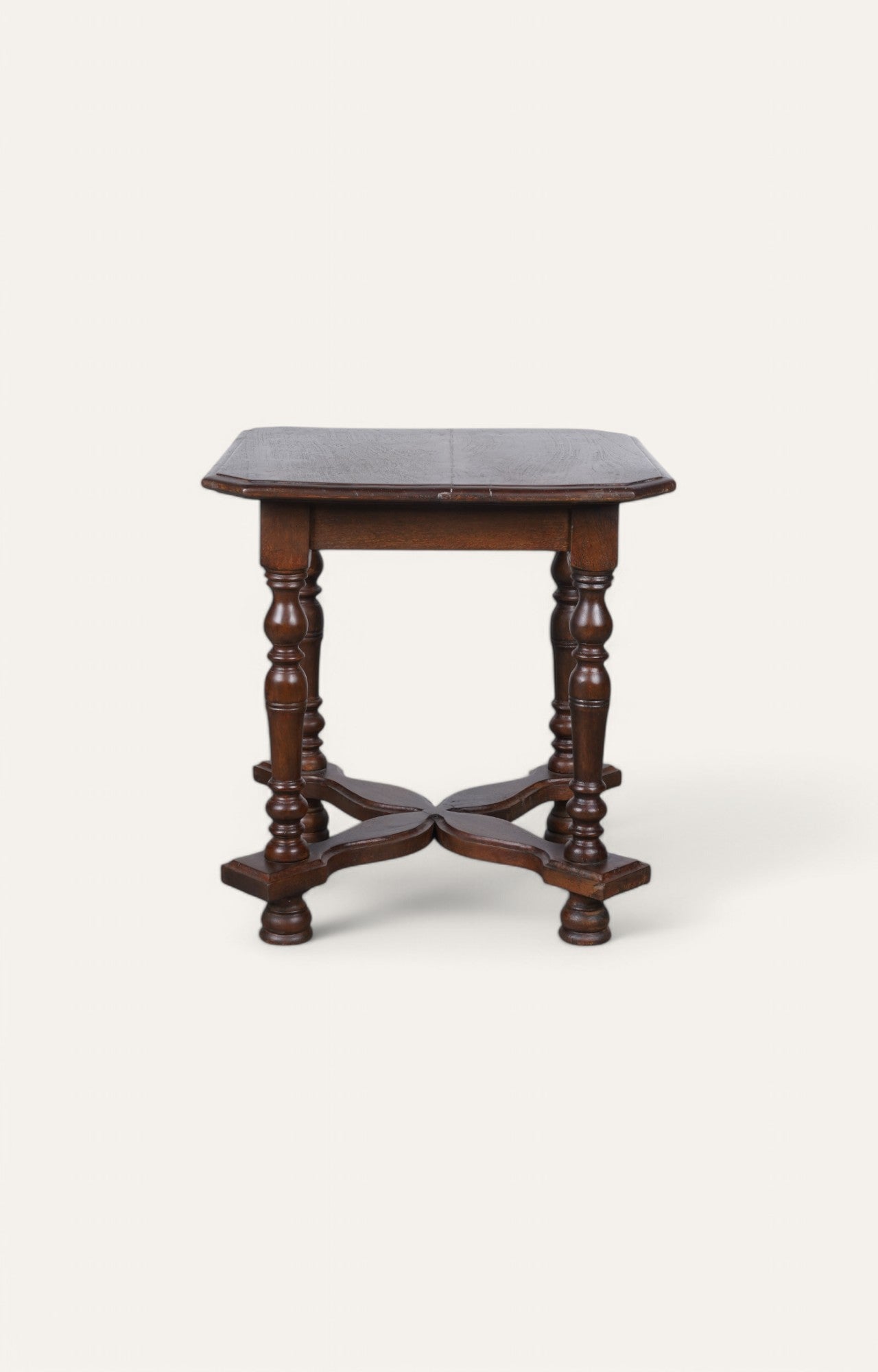 Bobbin Legs Brown Side Table