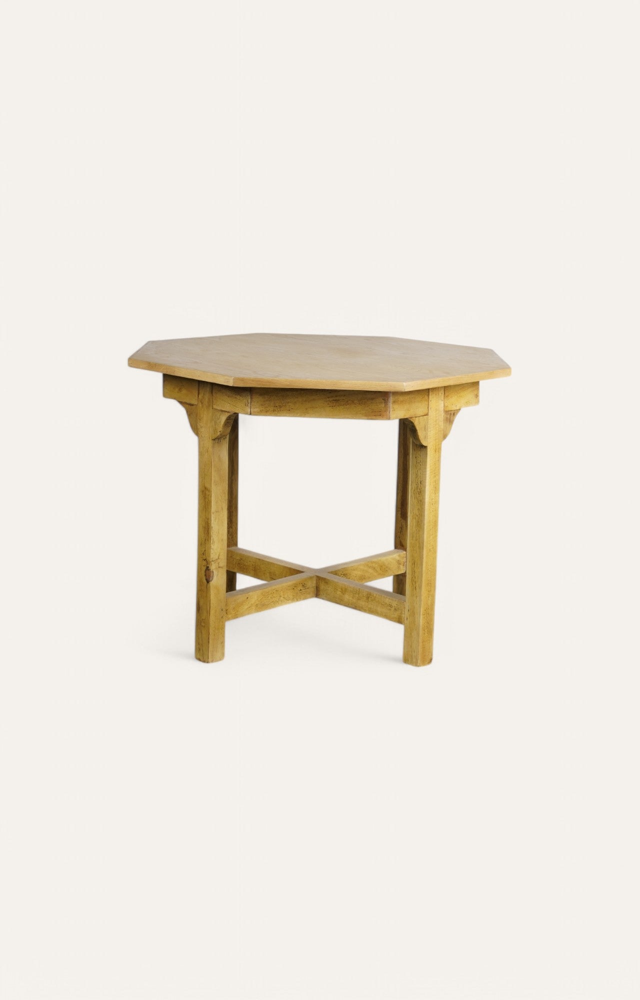 Rustic Octagonal Side Table
