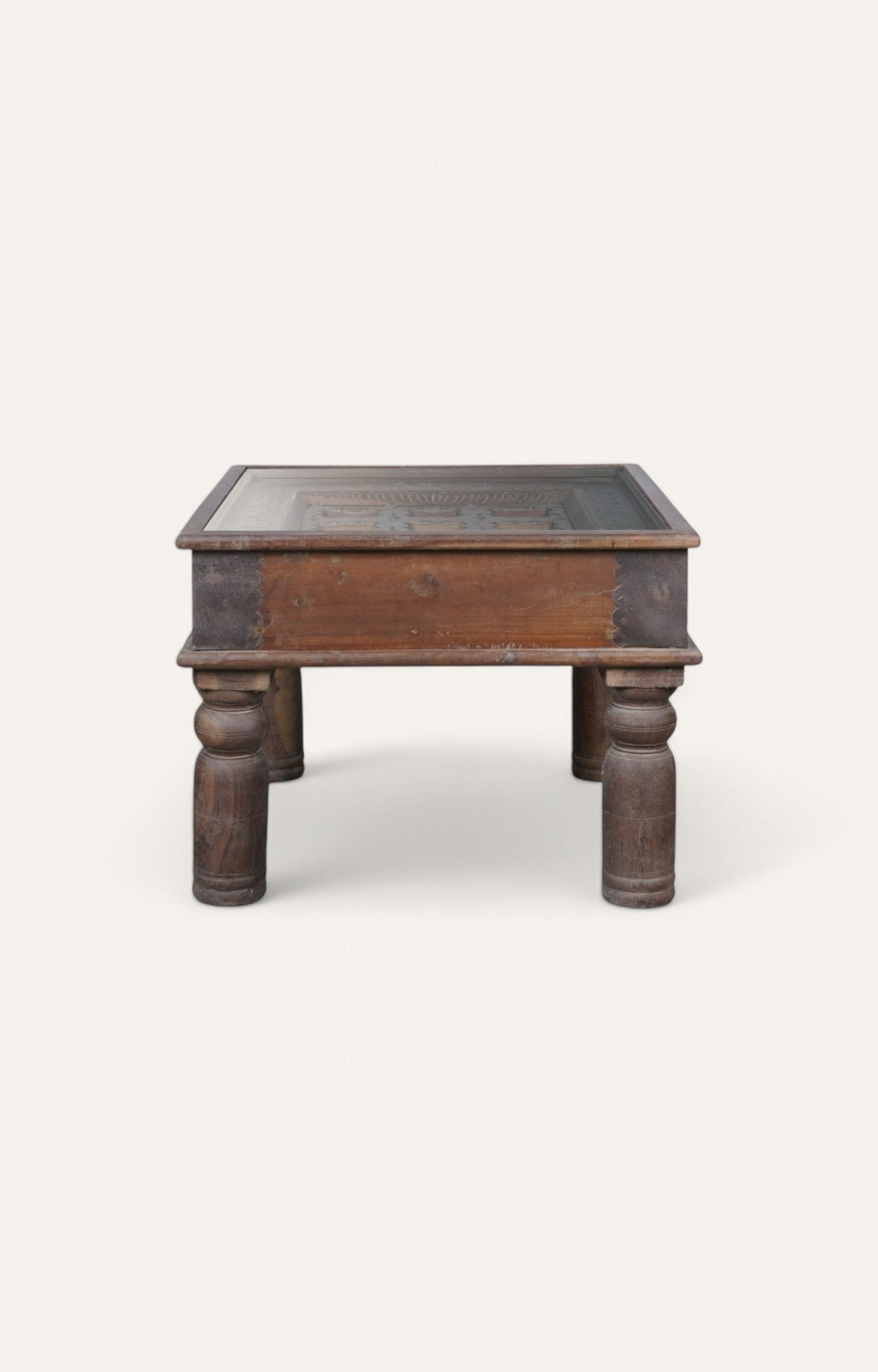 Haveli Hand Carved Side Table