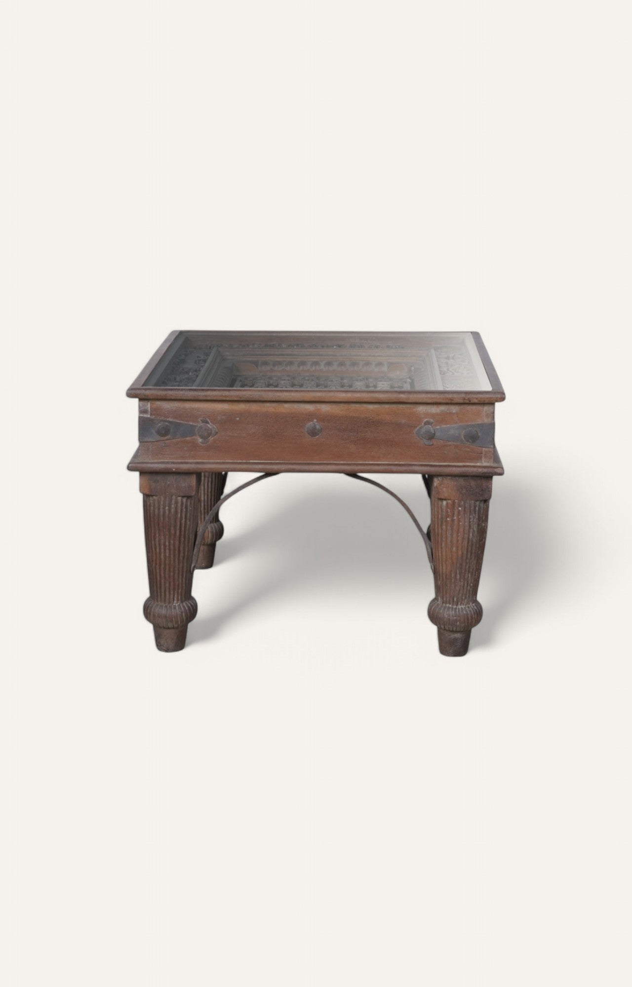 Rajputana Hand Carved Side Table