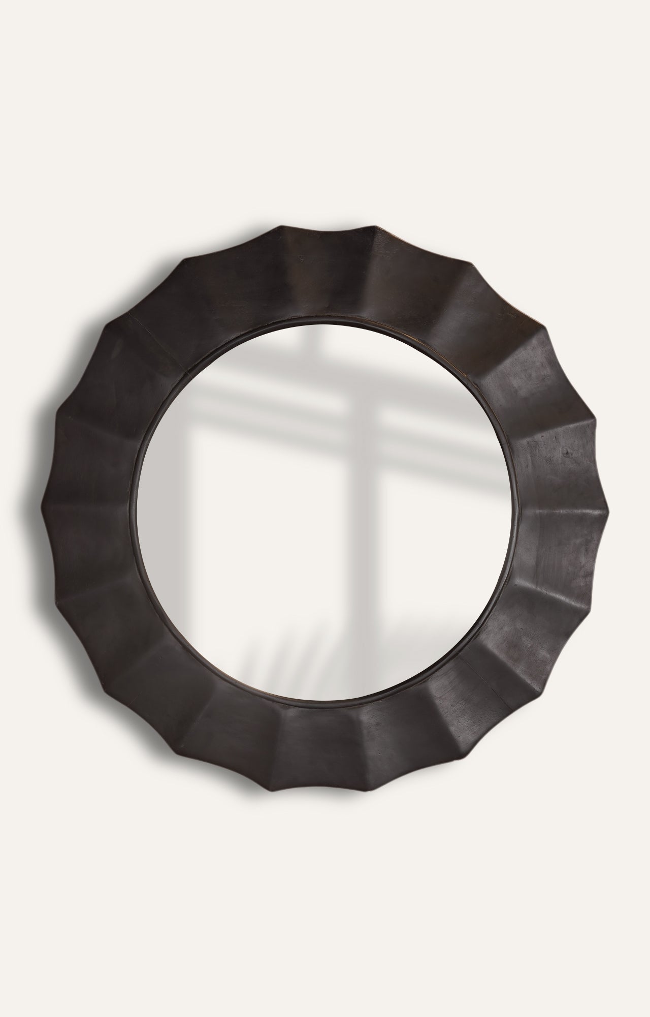 Silver Fan Edge Frame