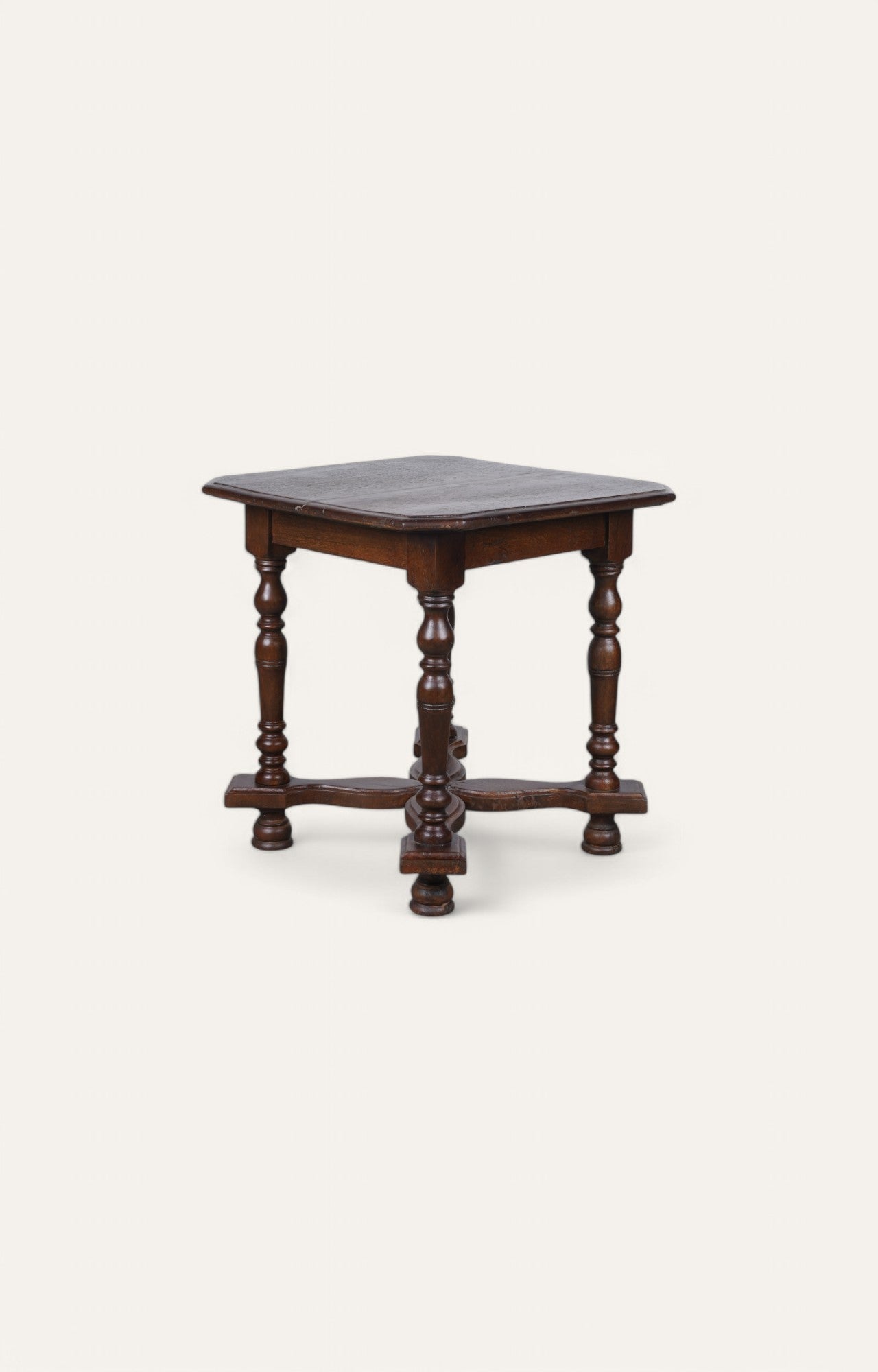 Bobbin Legs Brown Side Table