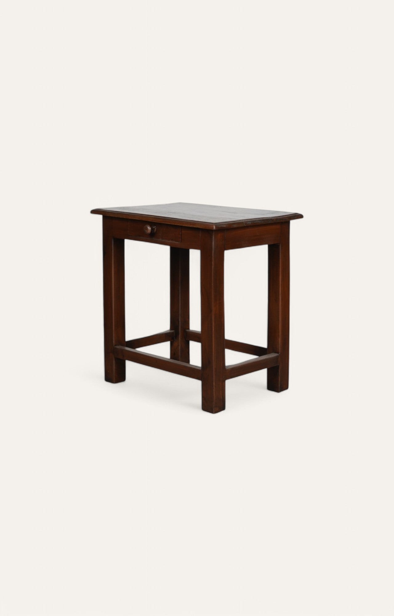 Classic Wooden Side Table with Storage Drawer