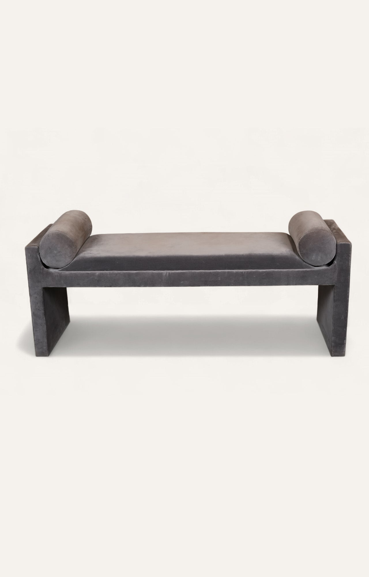 Fully Velvet Covered Bench
