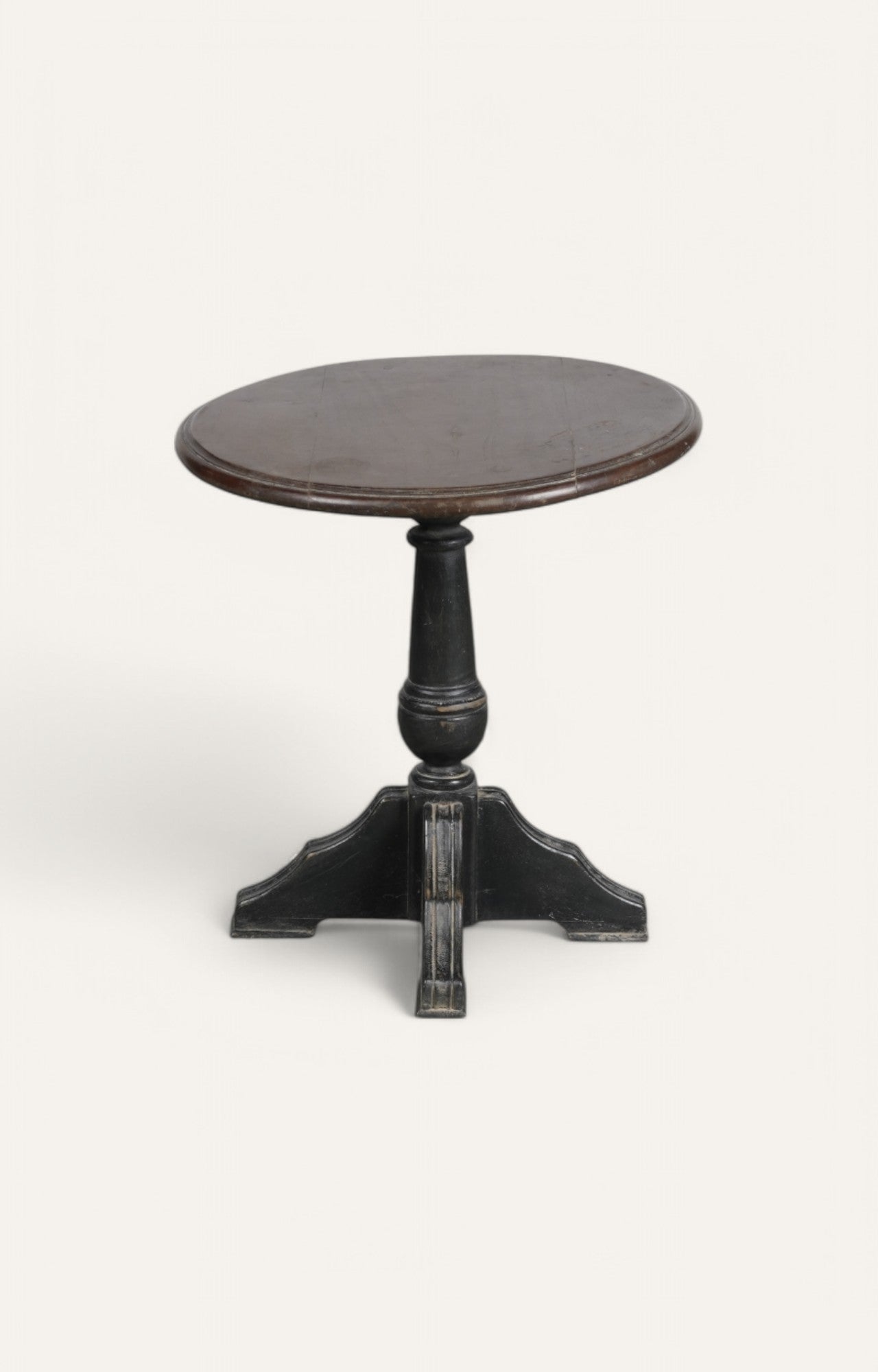 Round Wooden Side Table