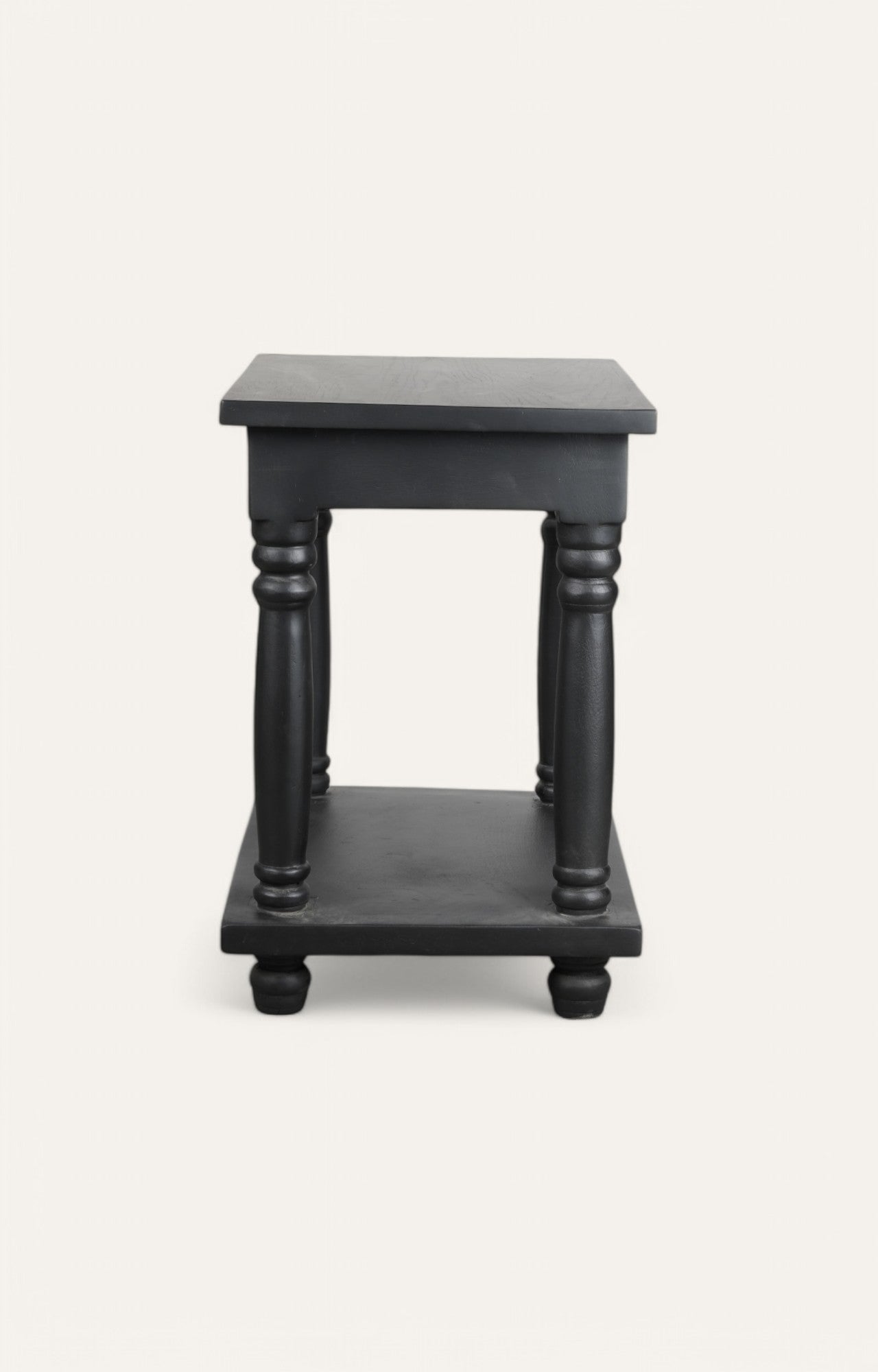 Black Wooden Side Table