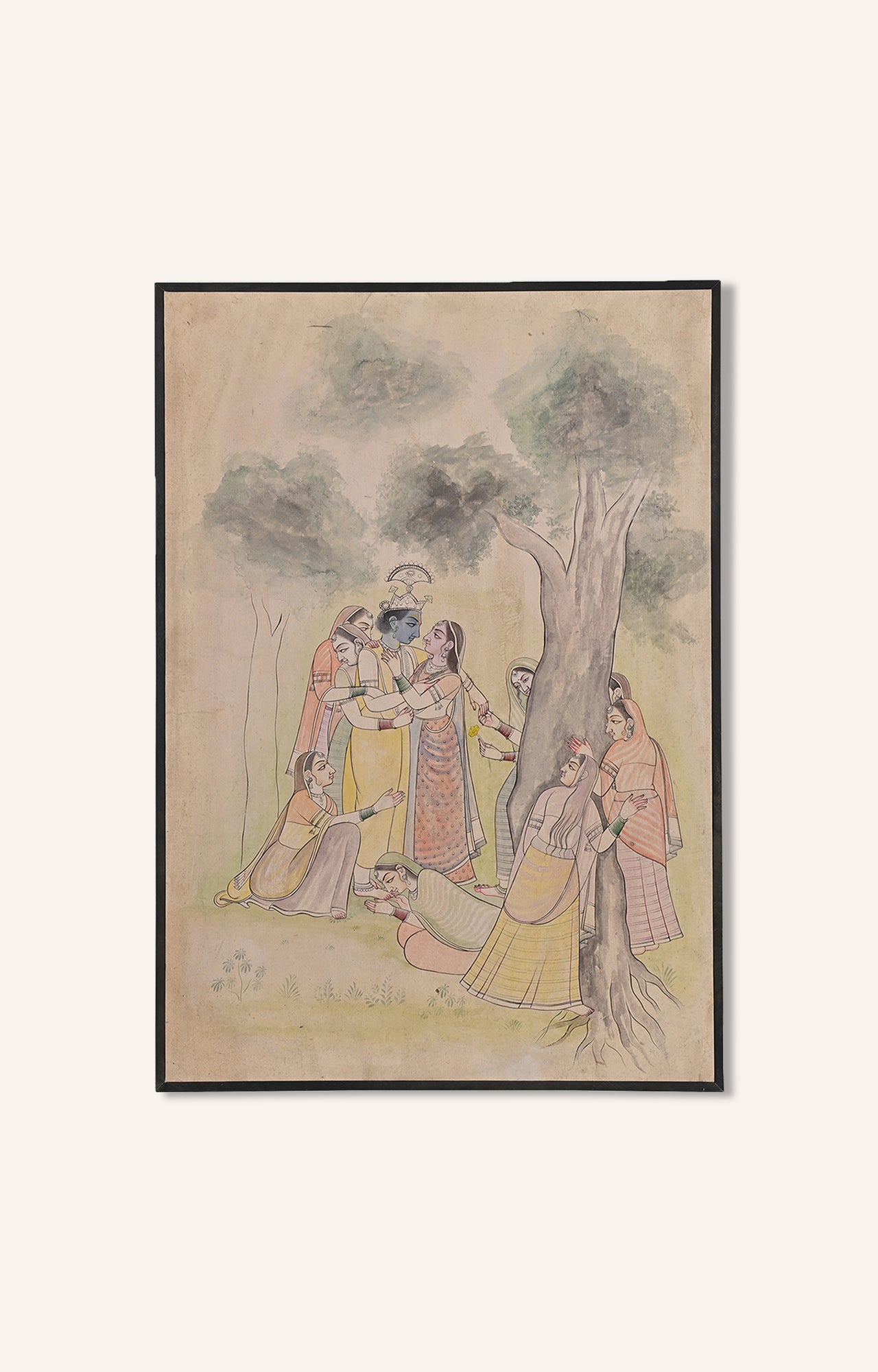 Watercolor handmade sketch (Framed)