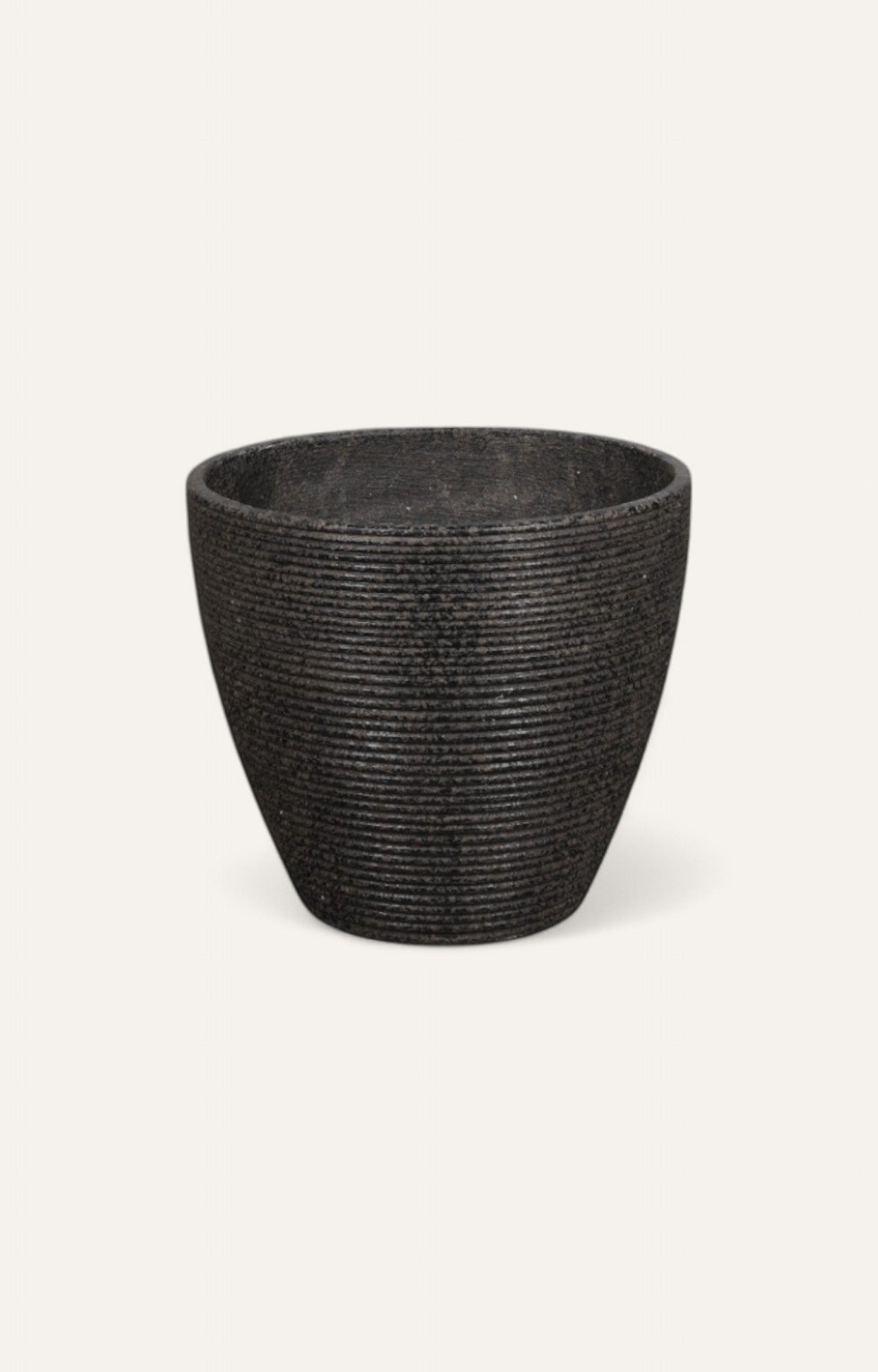 Matte Charcoal Planter – Big