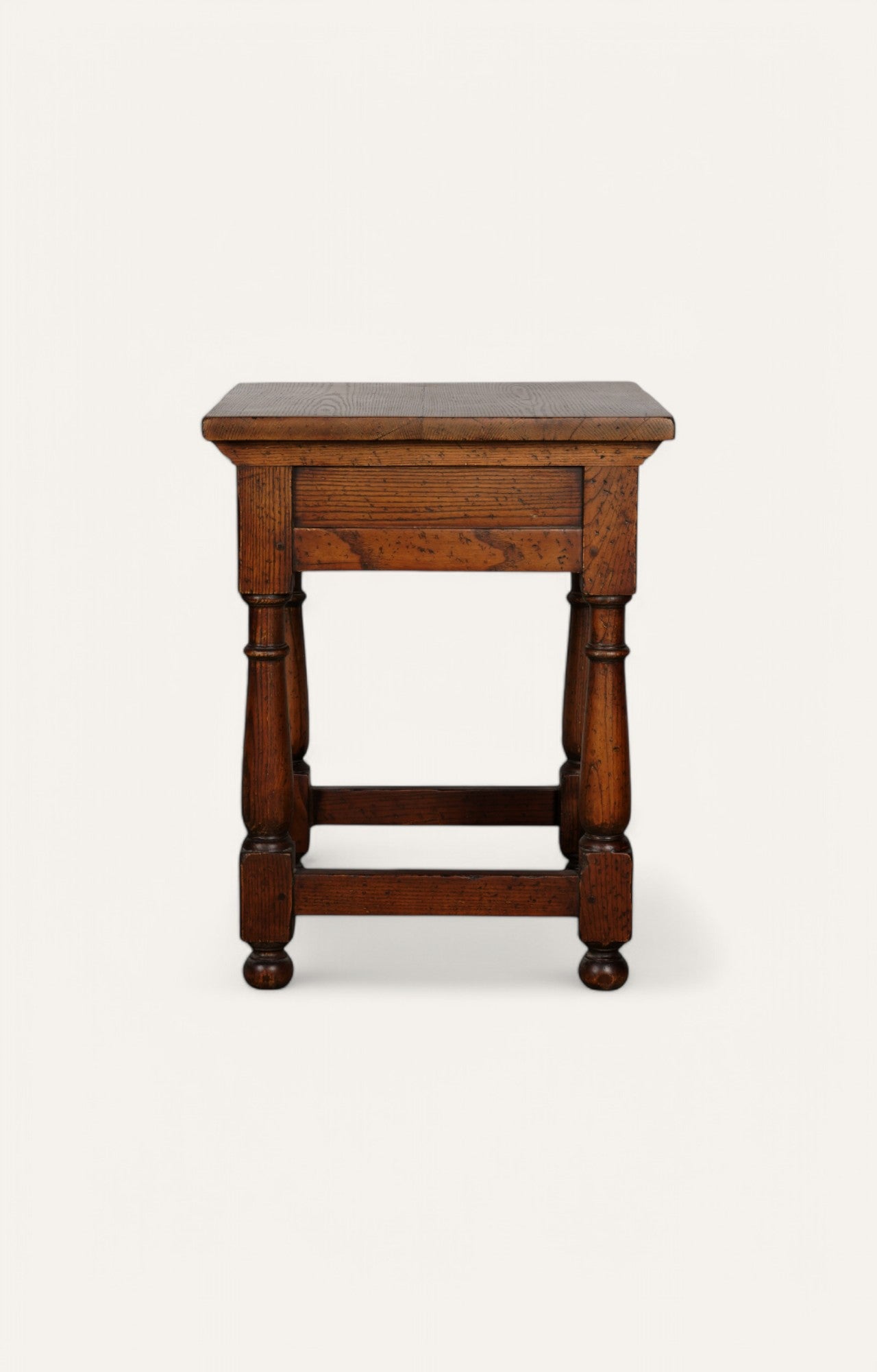 Carved Wooden Side Table