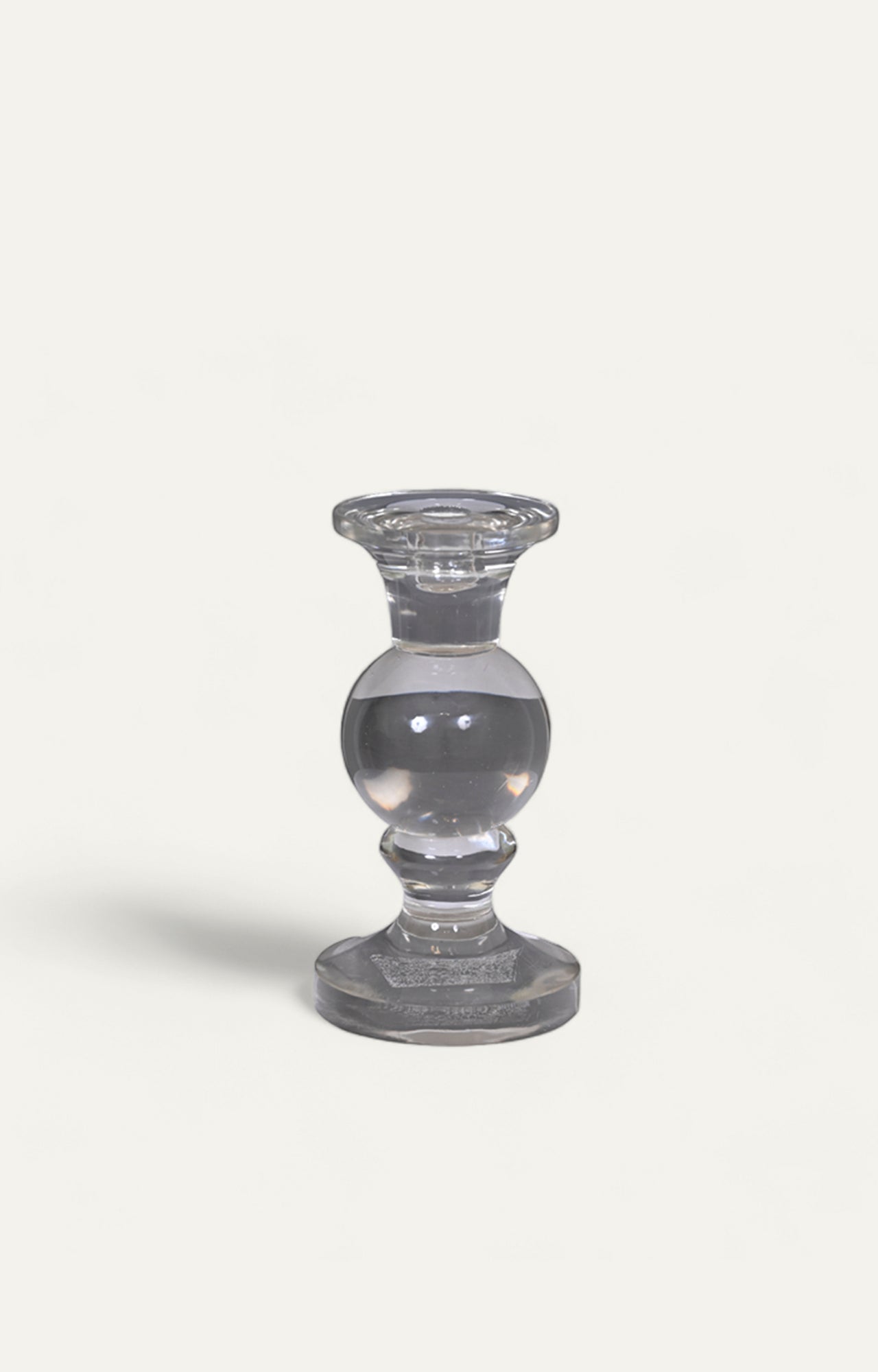 Crystal Round Taper Candle Stand