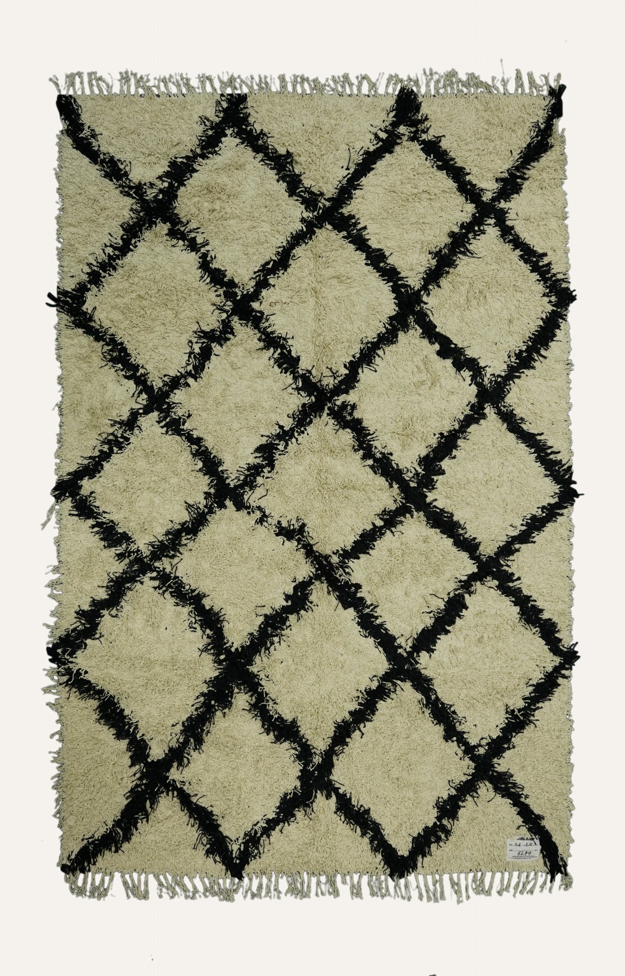 Moroccan Shaggy Rug with Tassels