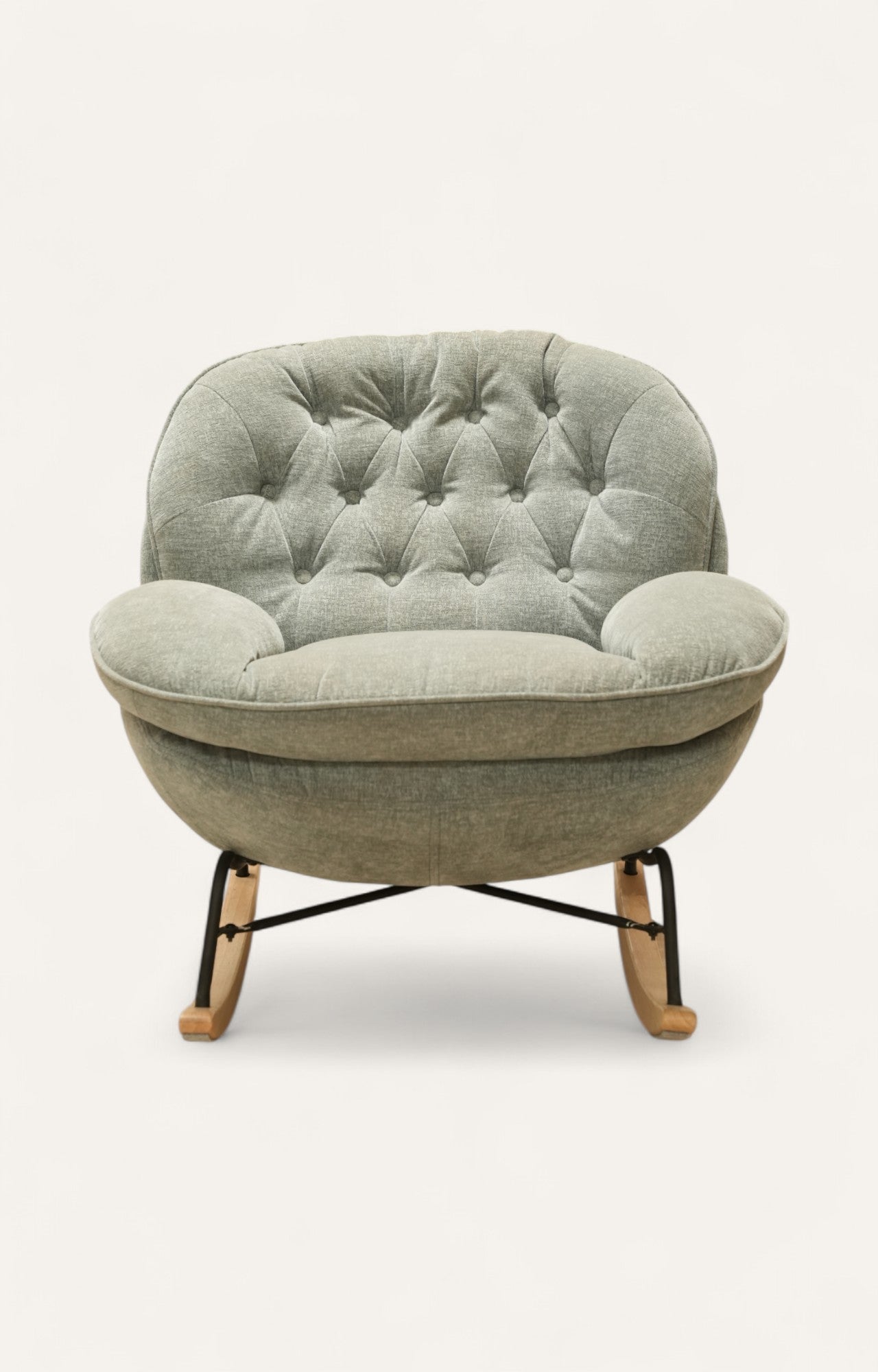 Modern Upholstered Rocking Chair