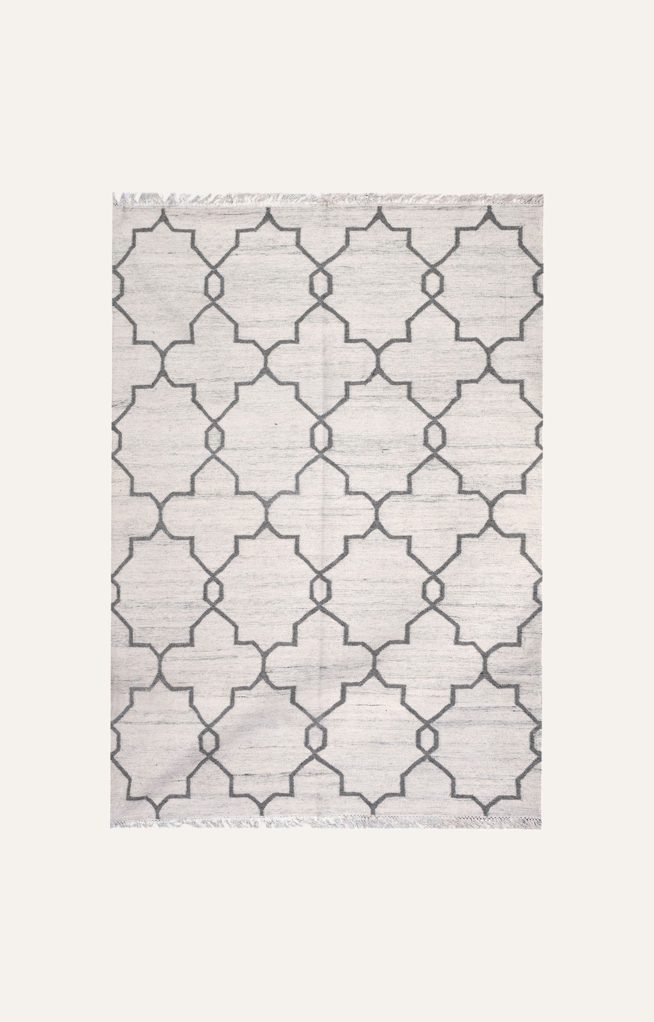 Woolen Geometric Pattern Rug