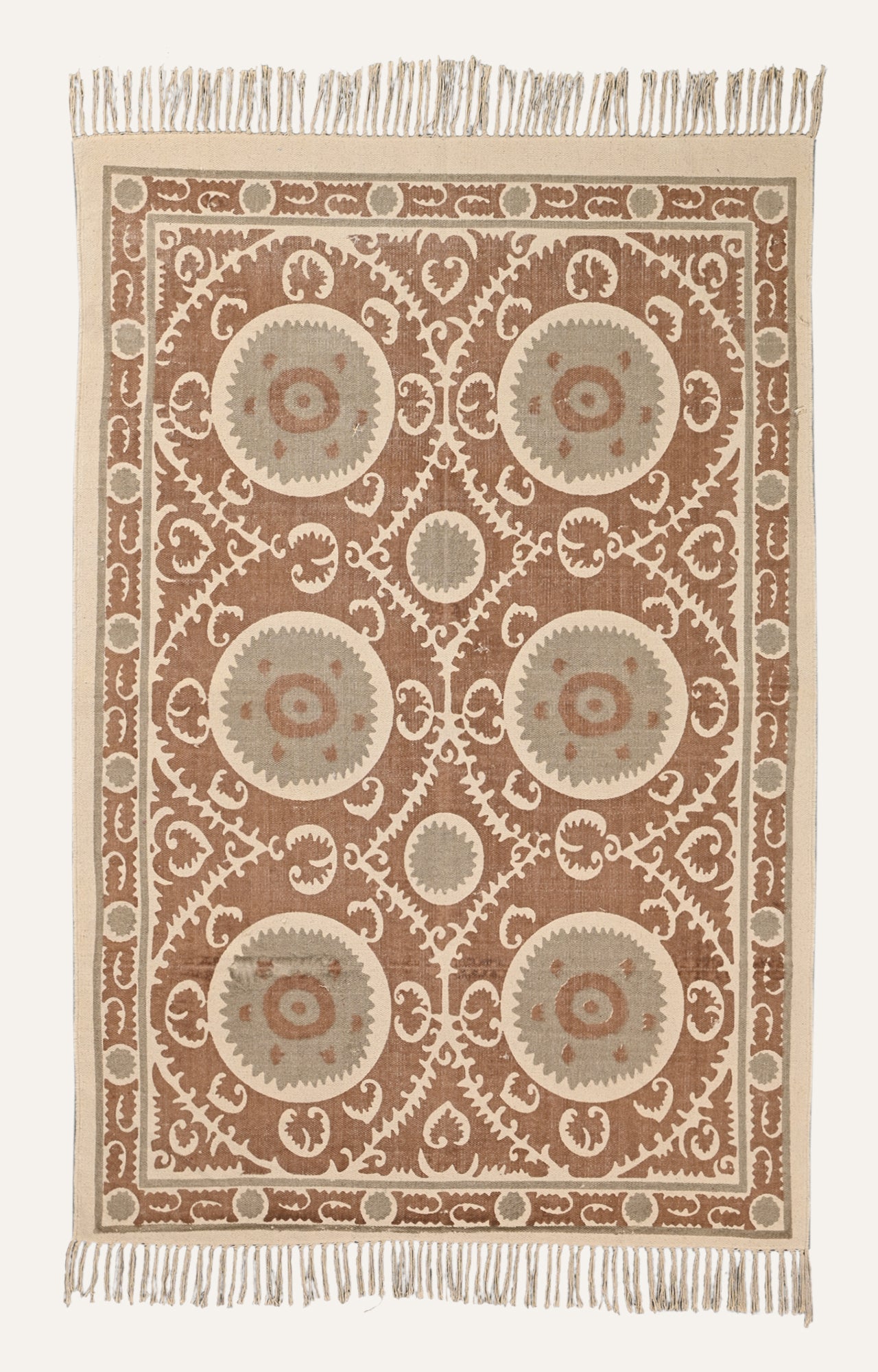 Caramel Suzani Cotton Rug
