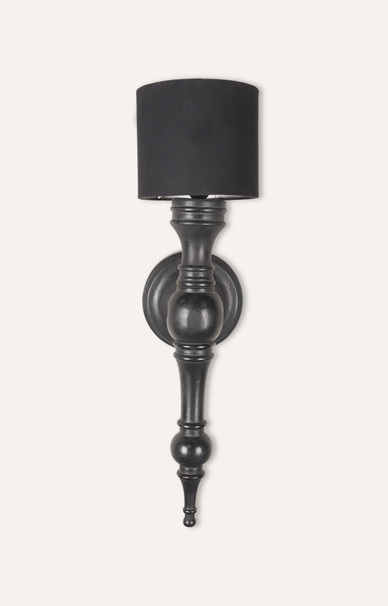 Wall Light in Black Casement Sconce