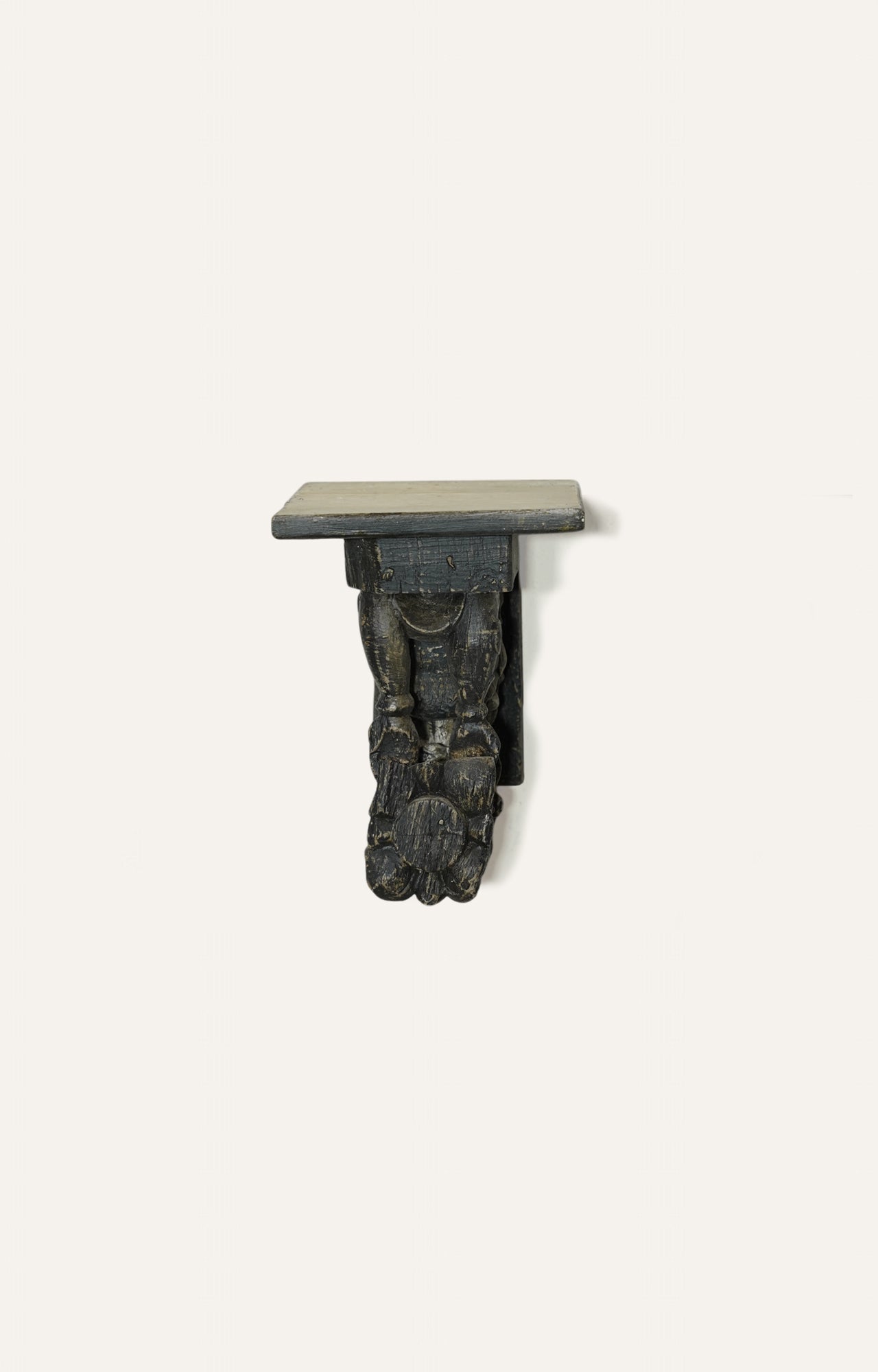 Modern Hand-Carved Wooden Bracket