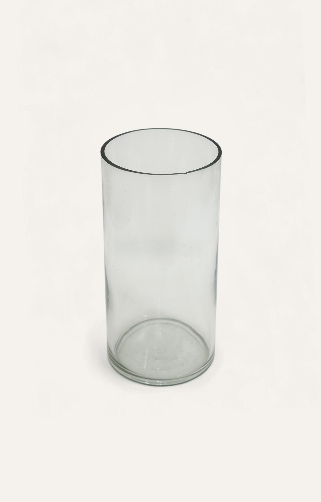 Tall Cylinder Glass Vase