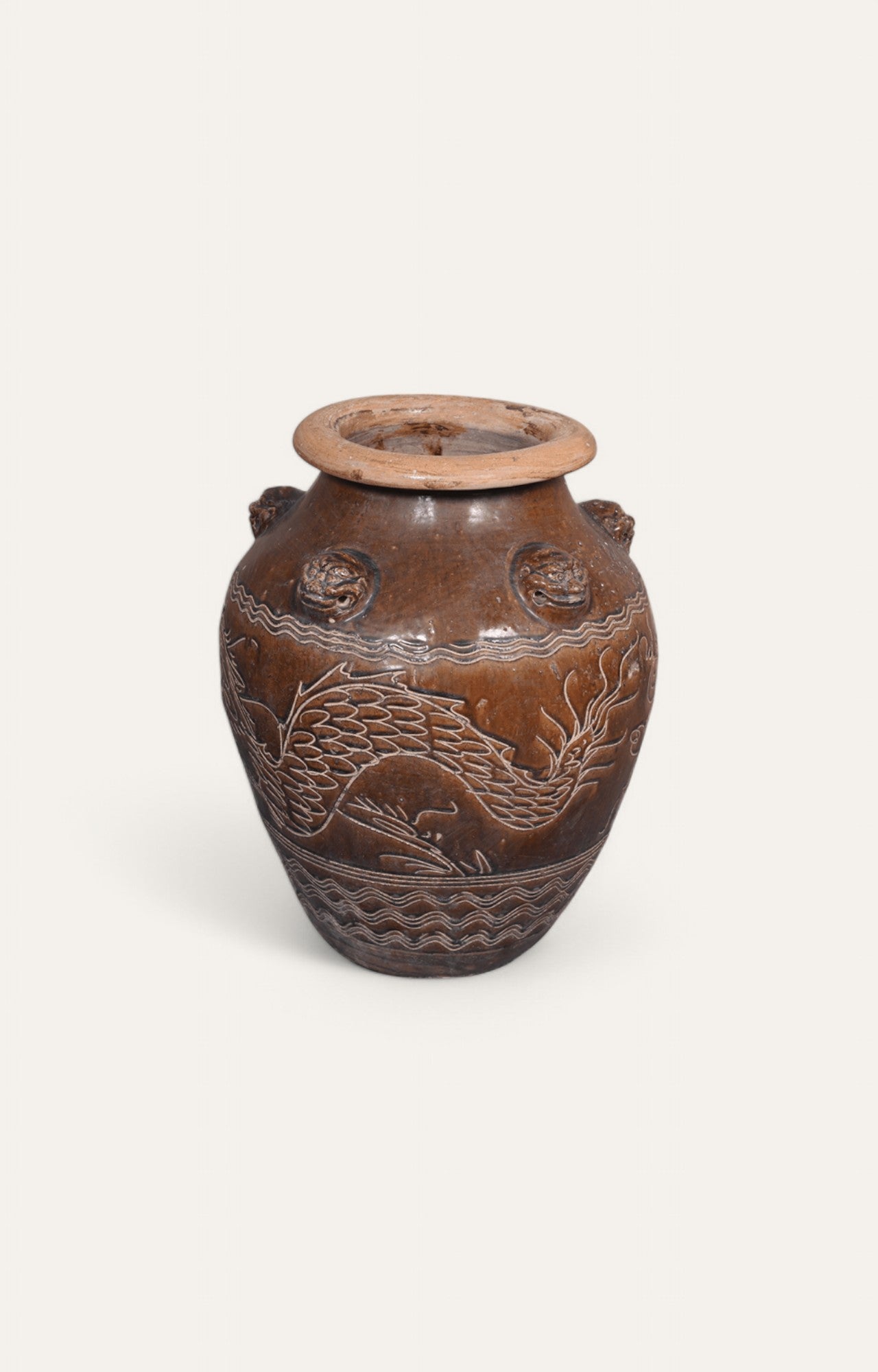 Lunar Vintage Chinese Ceramic Vase