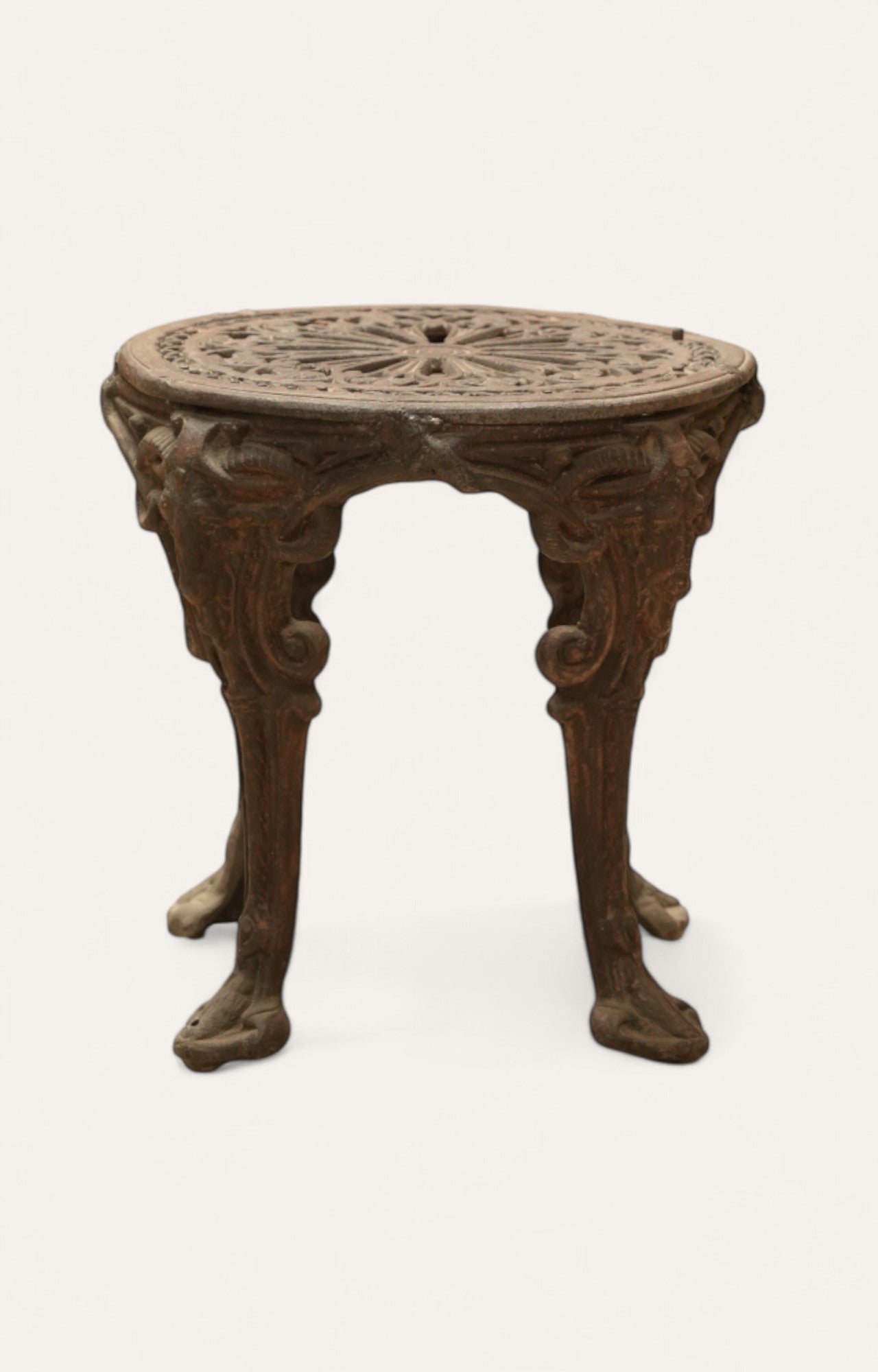 Wrought Iron Outdoor Side Table