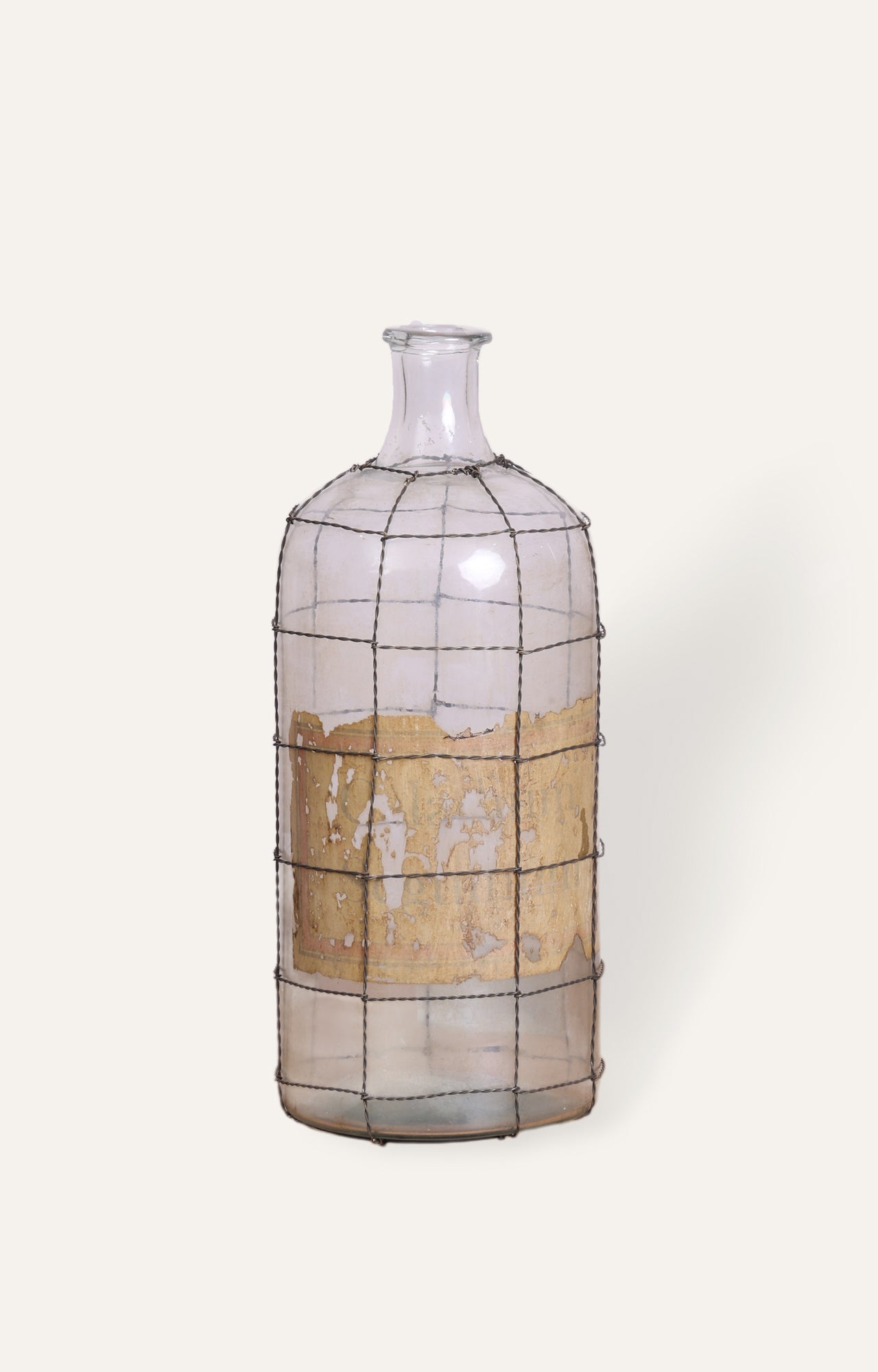 Grillework Glass Flower Vase/bottle