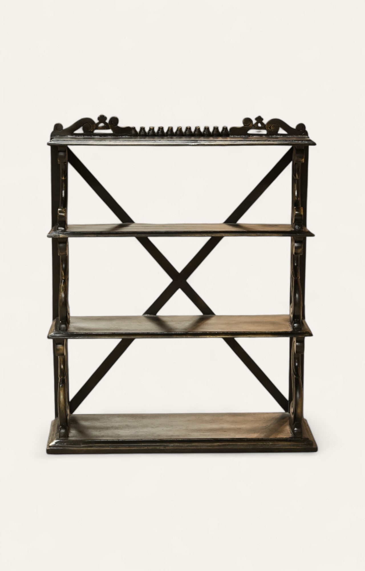 Colonial Style Mango Wood Shelf