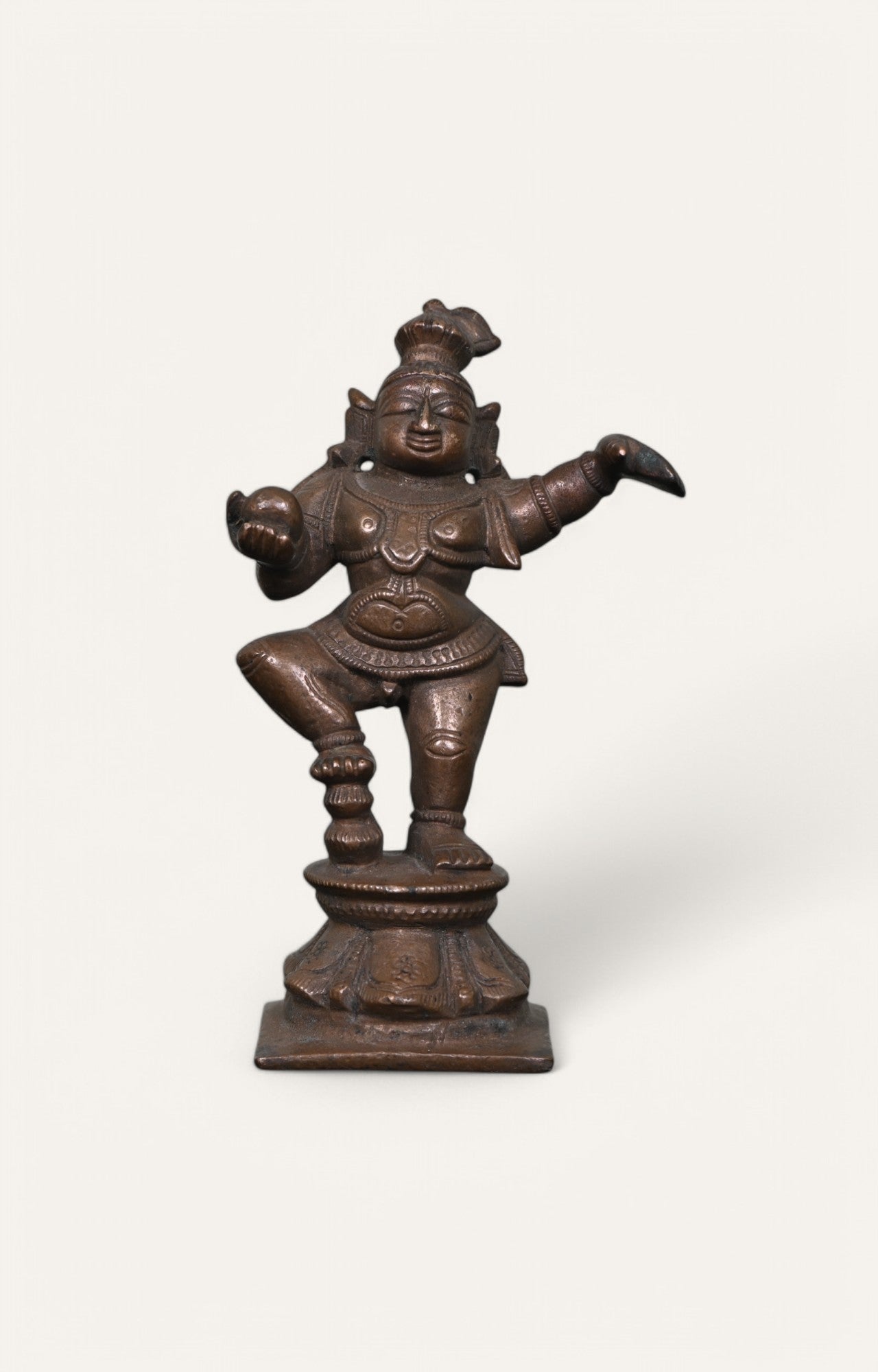 Dancing Man Brass Figurine