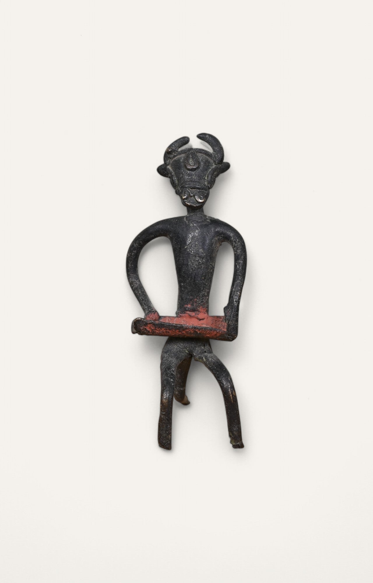 Animal Face Brass Figurine