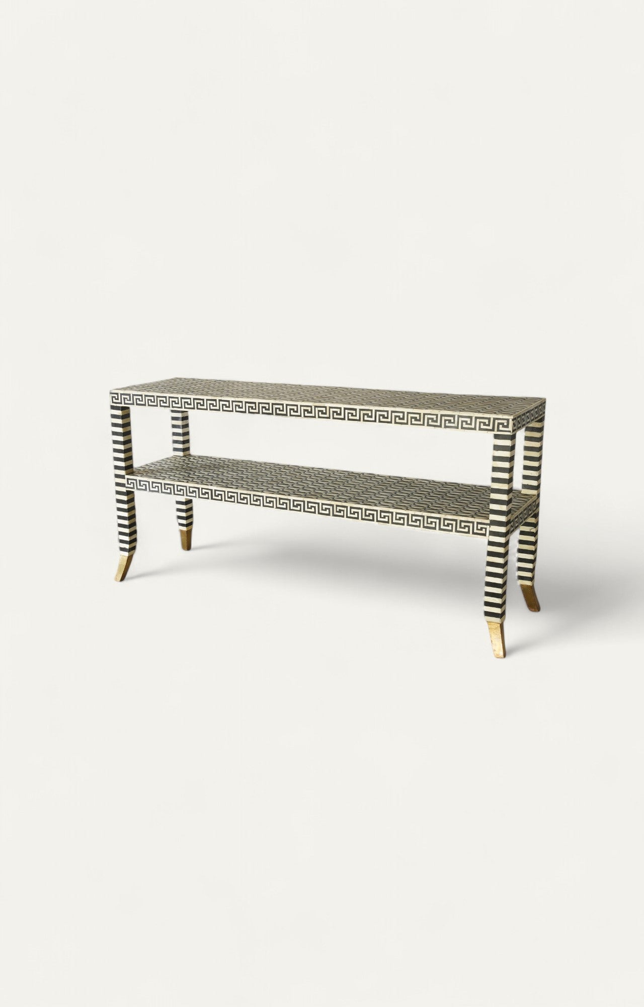 Bone Inlay Console Table