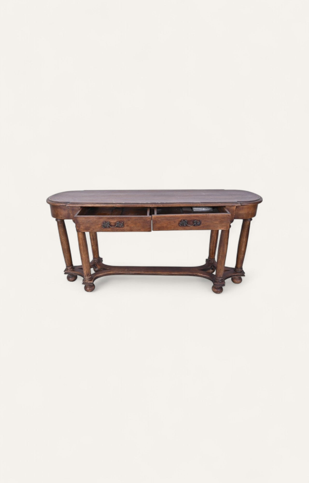 Wooden Console With Drawer