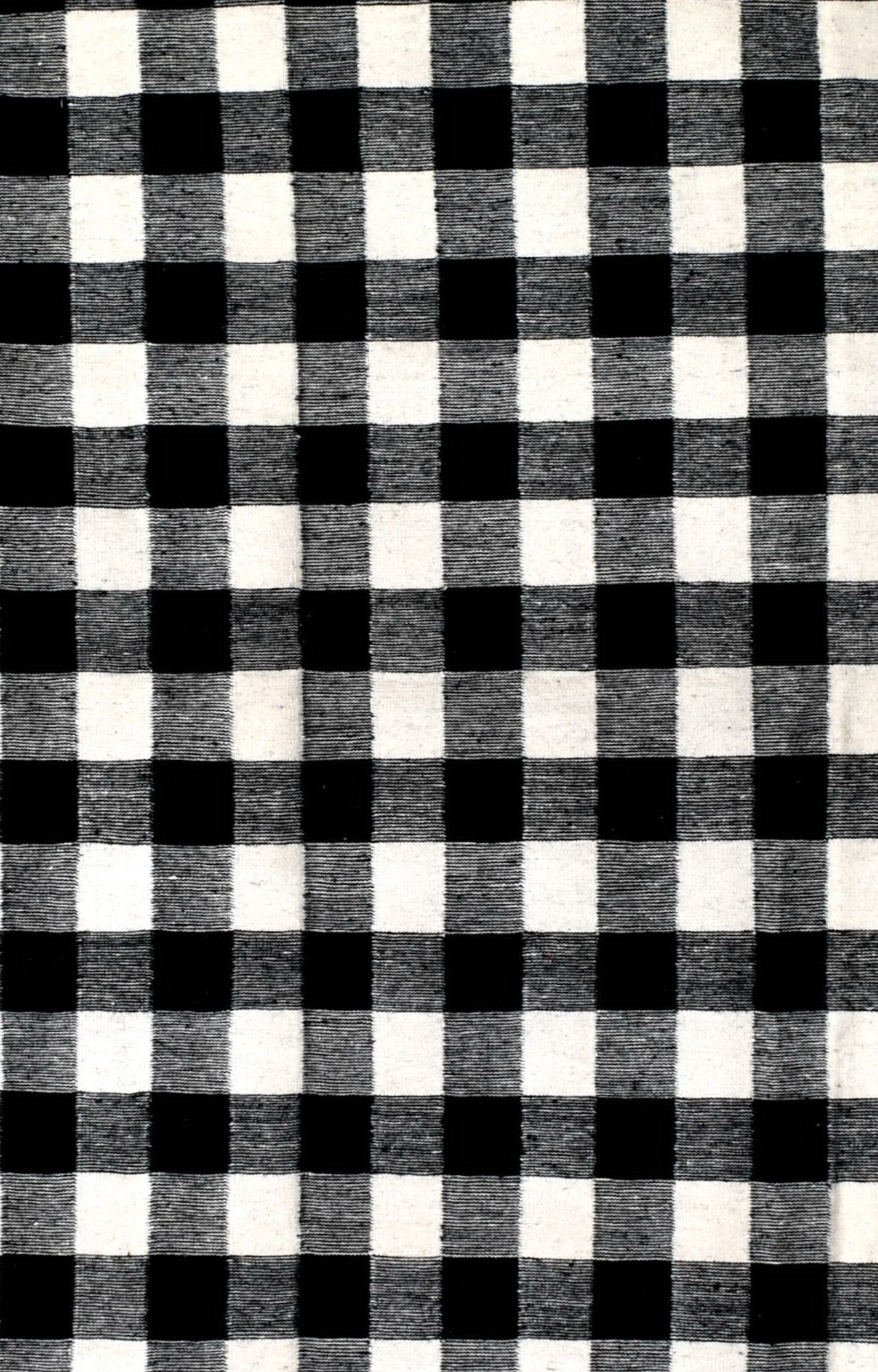 Handwoven Gingham pattern Rug