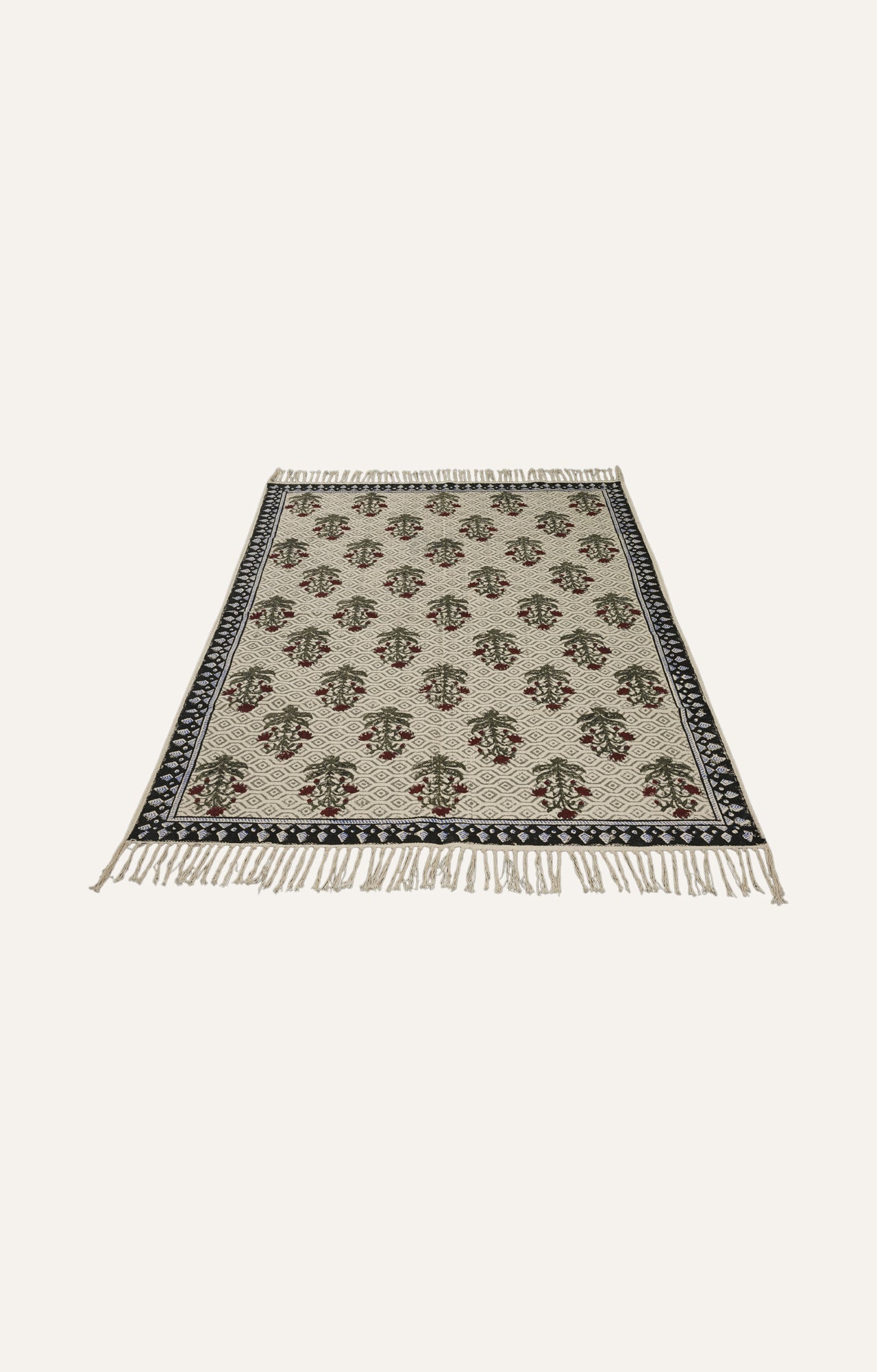 Wildflower Block Print Throw