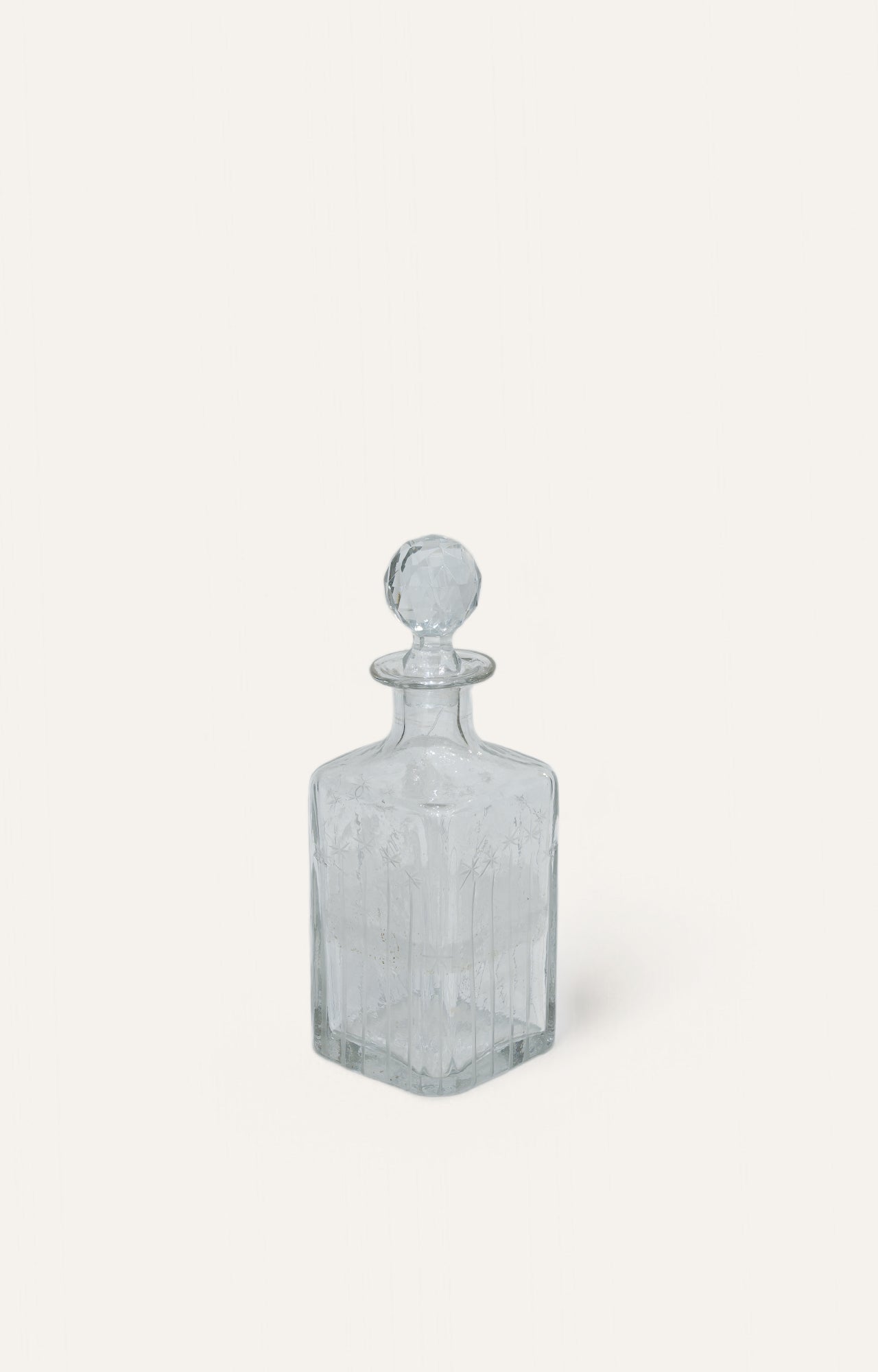 Delphic Transparent Glass Decanter