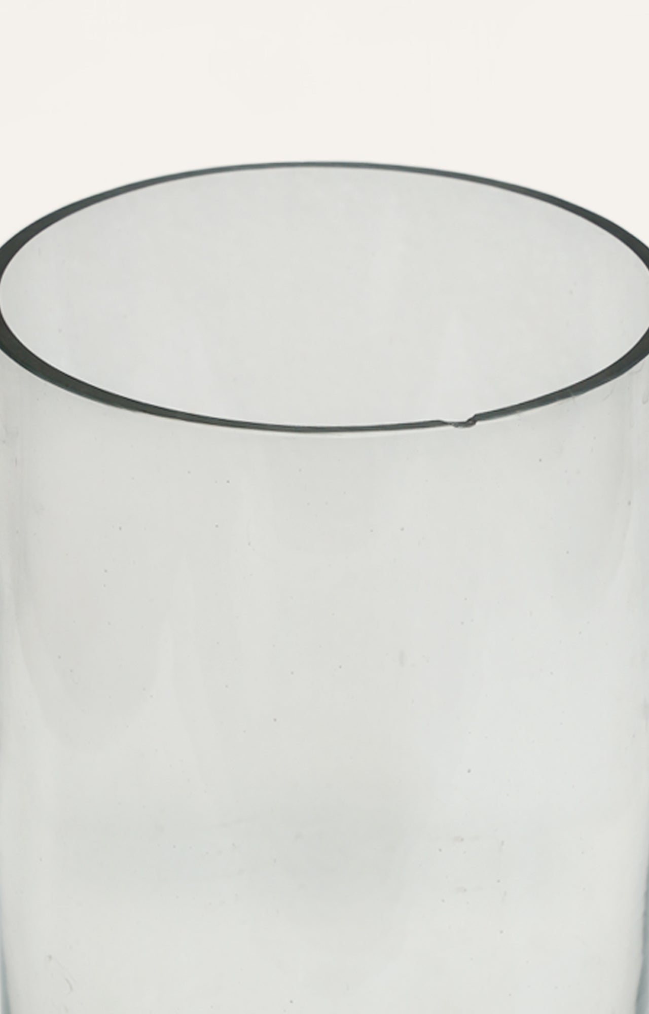 Tall Cylinder Glass Vase