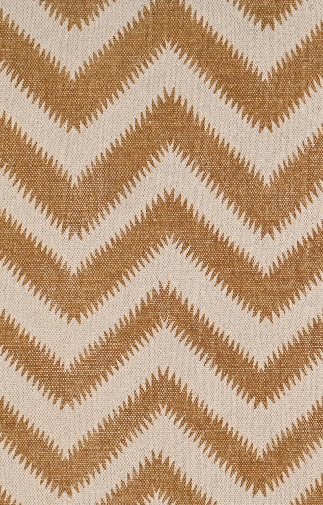 Chevron Pattern Screen Printed Rug
