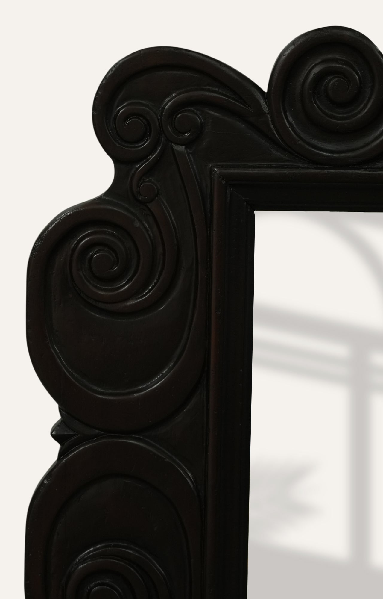 Swirl Carved Mirror