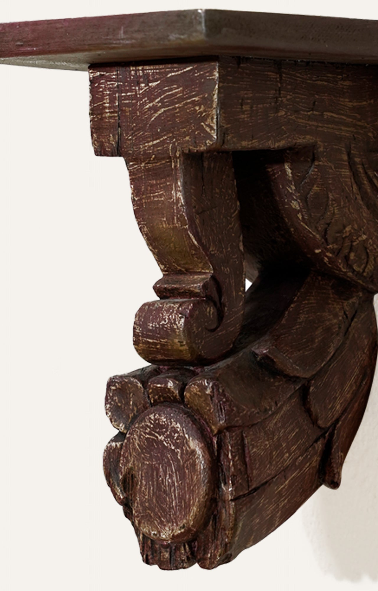 Handcrafted Wooden Wall Bracket