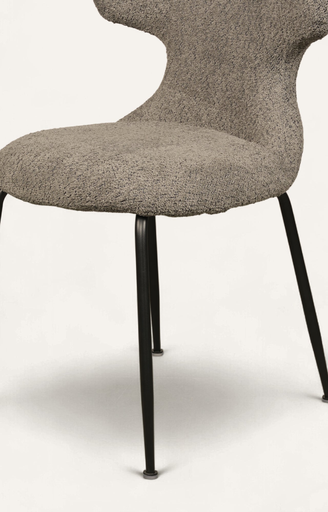 Sculpted Mid-Century Modern Dining Chair