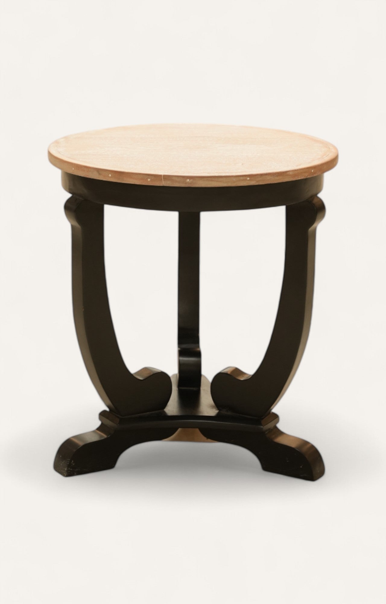 Dual Tone Wood Side Table