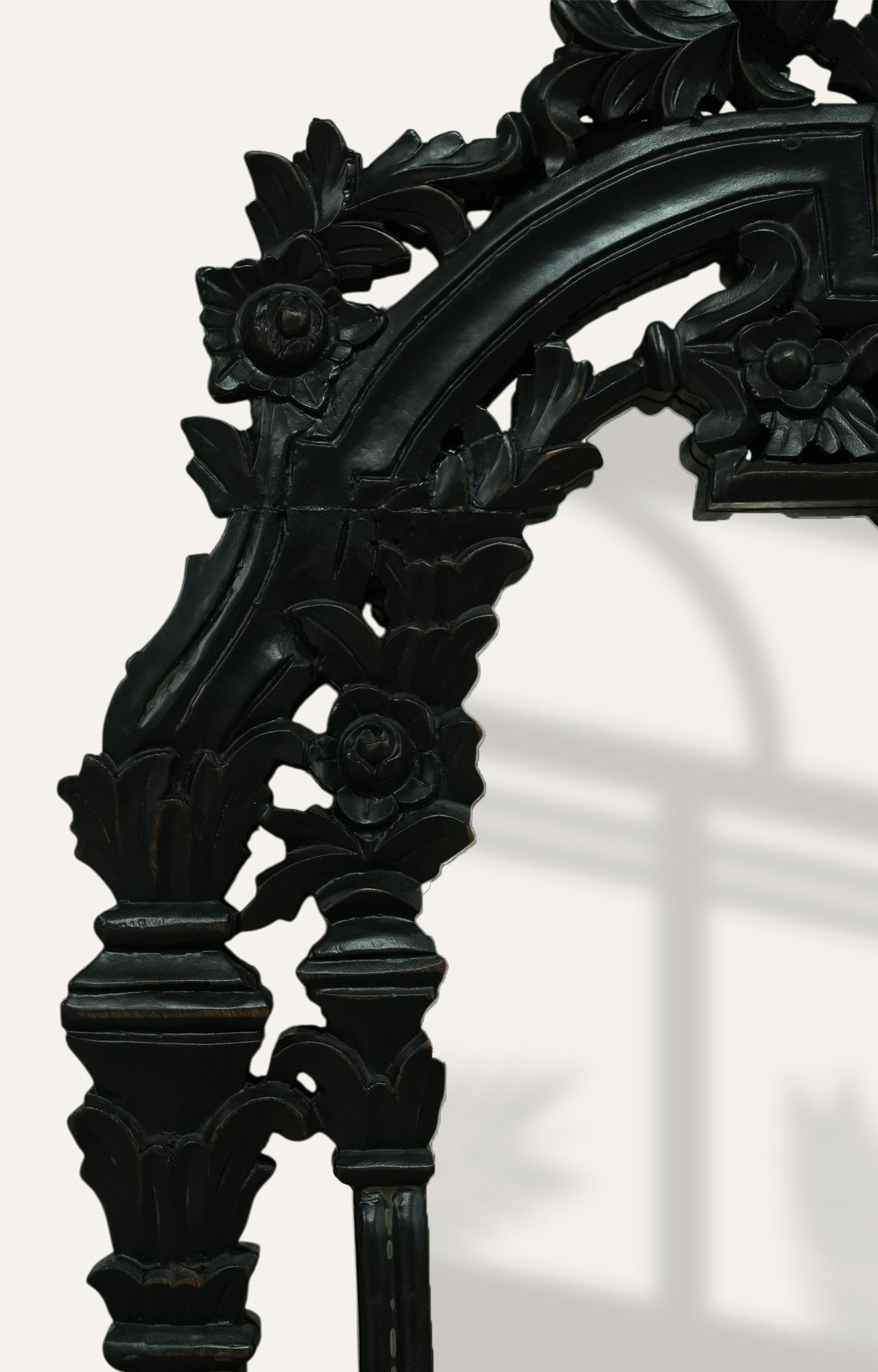 Brown Colonial Mirror