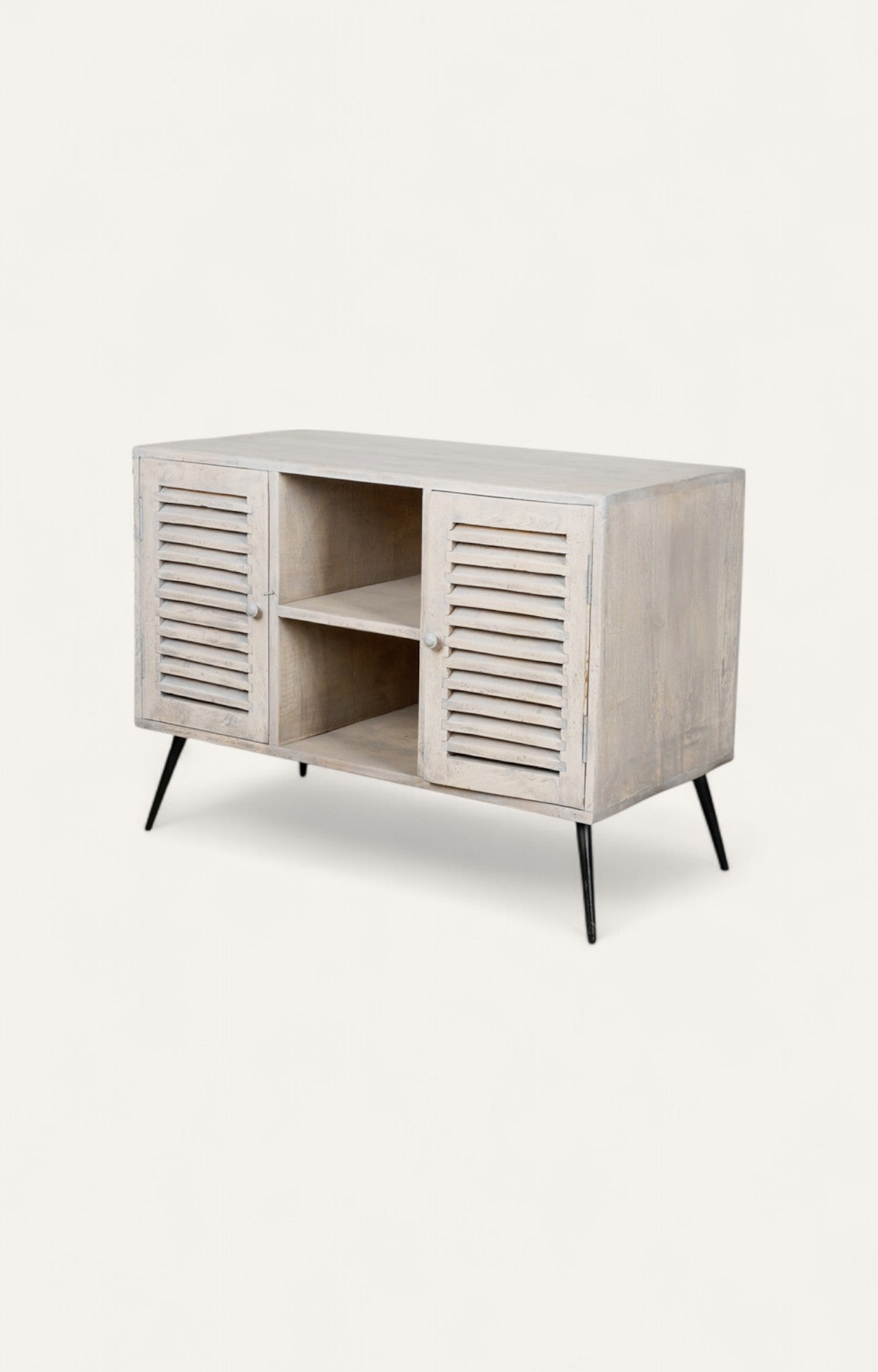 louver Pattern TV Unit