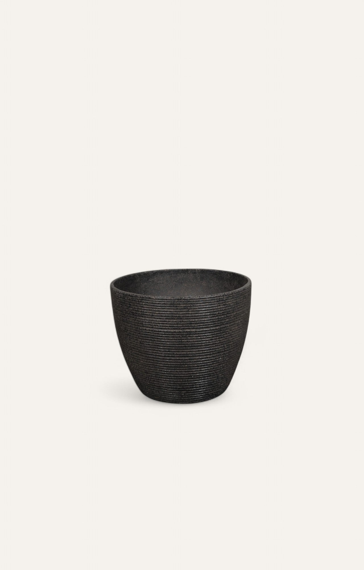Matte Charcoal Planter – Small