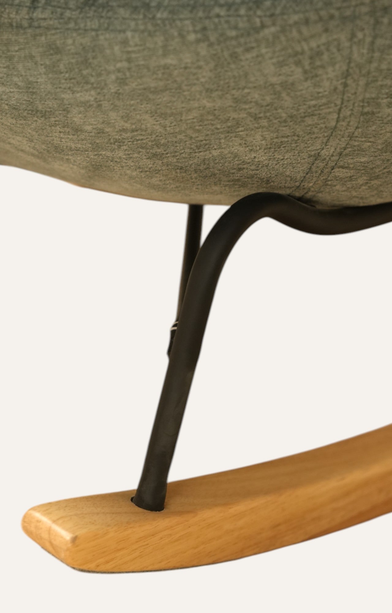 Modern Upholstered Rocking Chair