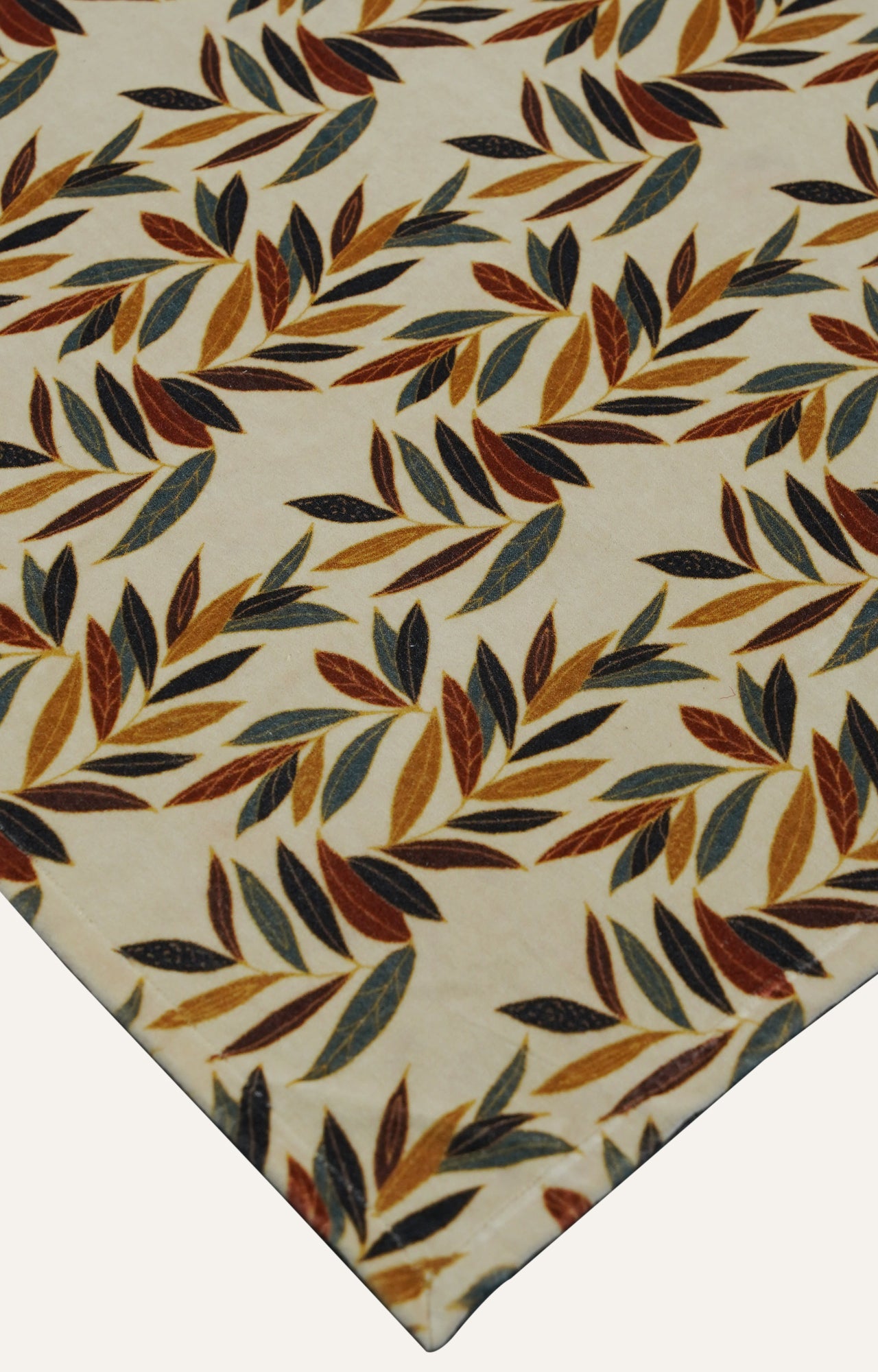Playful Autumn Leaf Digital Print Throw