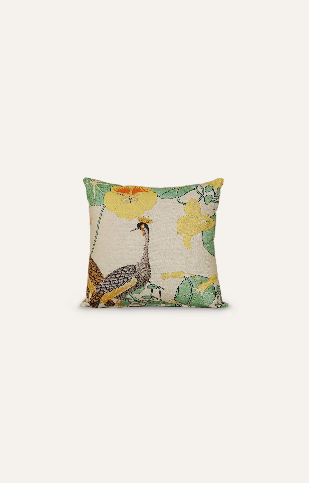 Royal Peacock Cotton Cushion Cover
